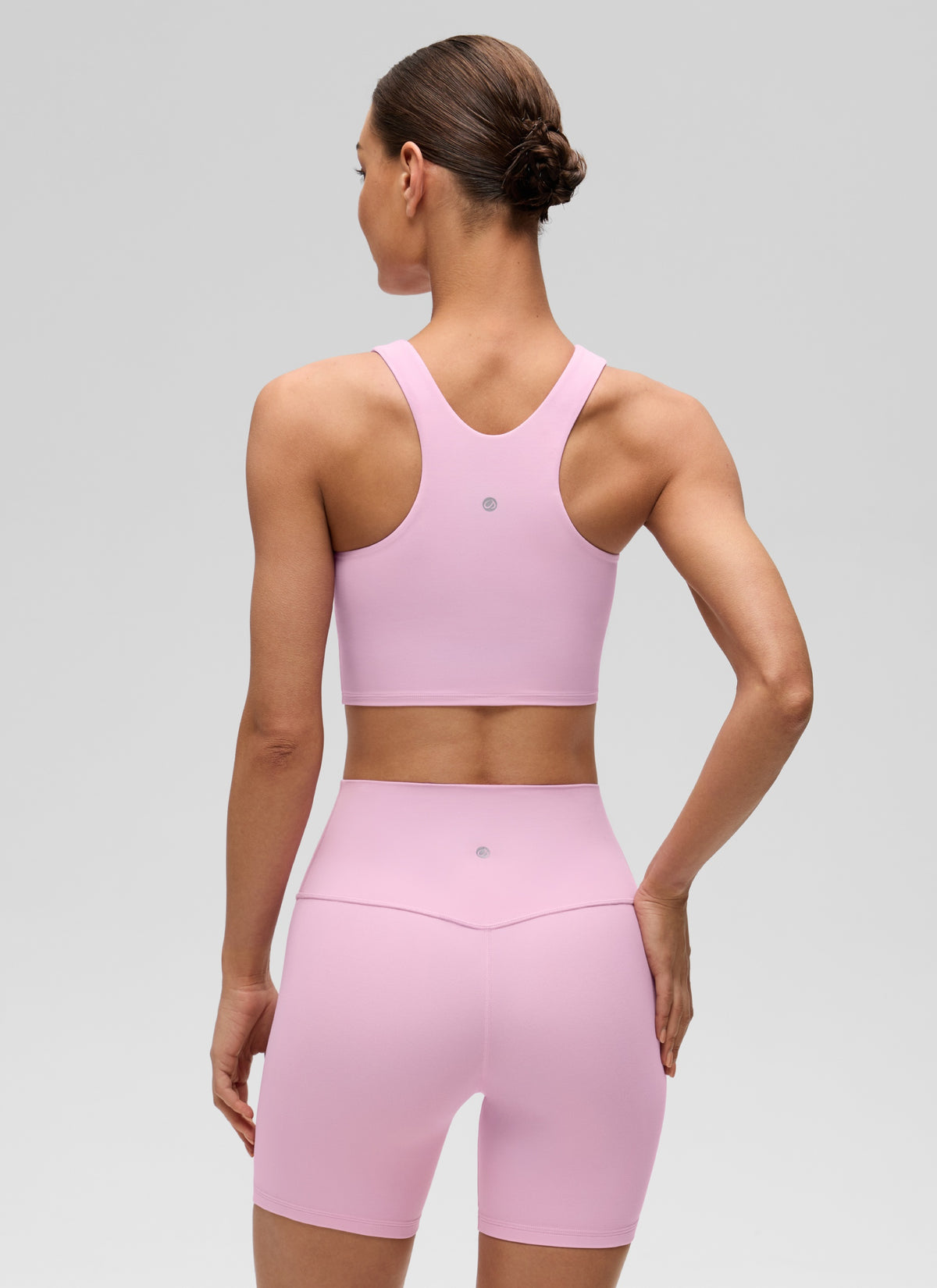 CRZ YOGA Damen Butterluxe Racerback Gepolstert Ohne Bügel Sport BH Vita Rosa