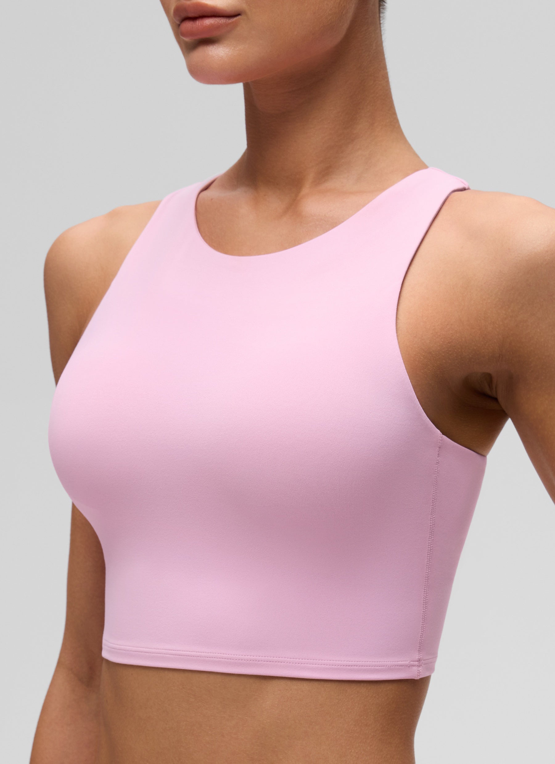 CRZ YOGA Damen Butterluxe Racerback Gepolstert Ohne Bügel Sport BH Vita Rosa