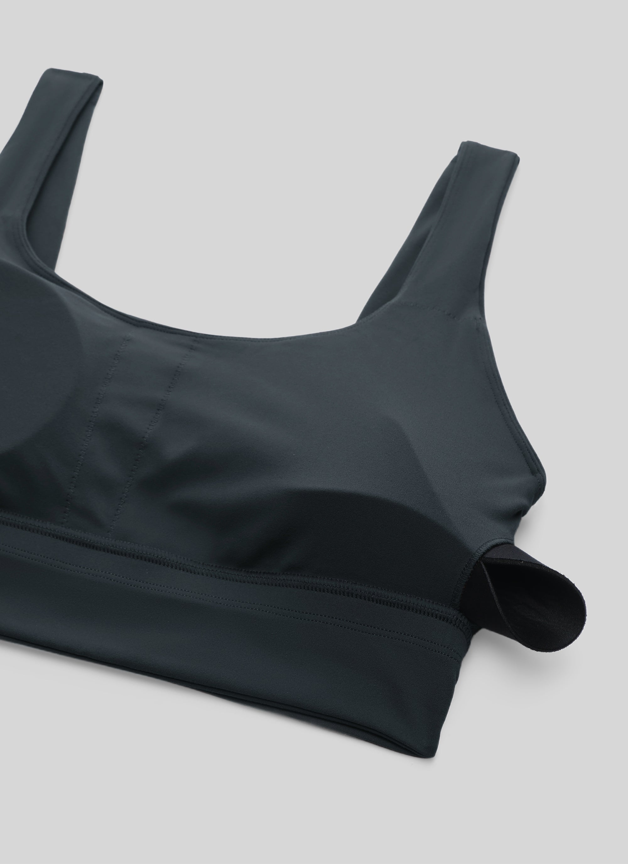 CRZ YOGA Damen Butterluxe U Back Ohne Buegel Longline  Sport BH Echte Marine