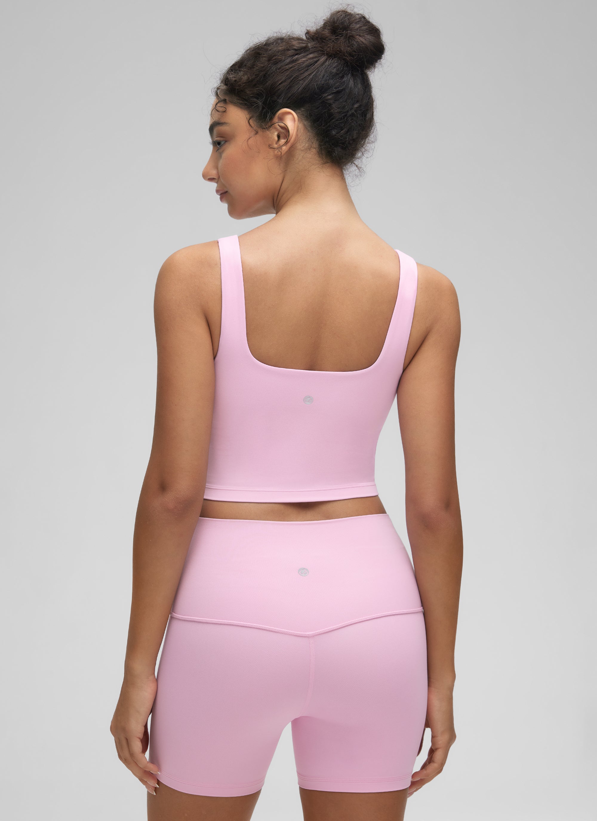 CRZ YOGA Damen Butterluxe Gepolstert Ohne Bügel Sport BH Vita Rosa