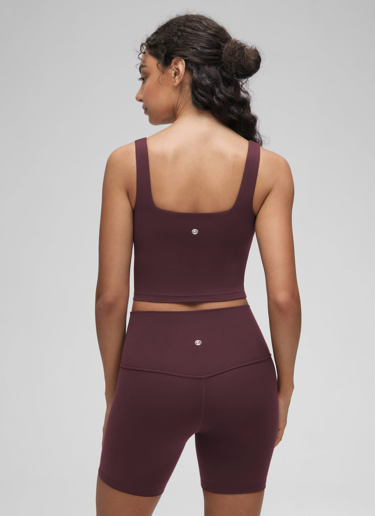 CRZ YOGA Damen Butterluxe Gepolstert Ohne Bügel Sport BH Reife Pflaume