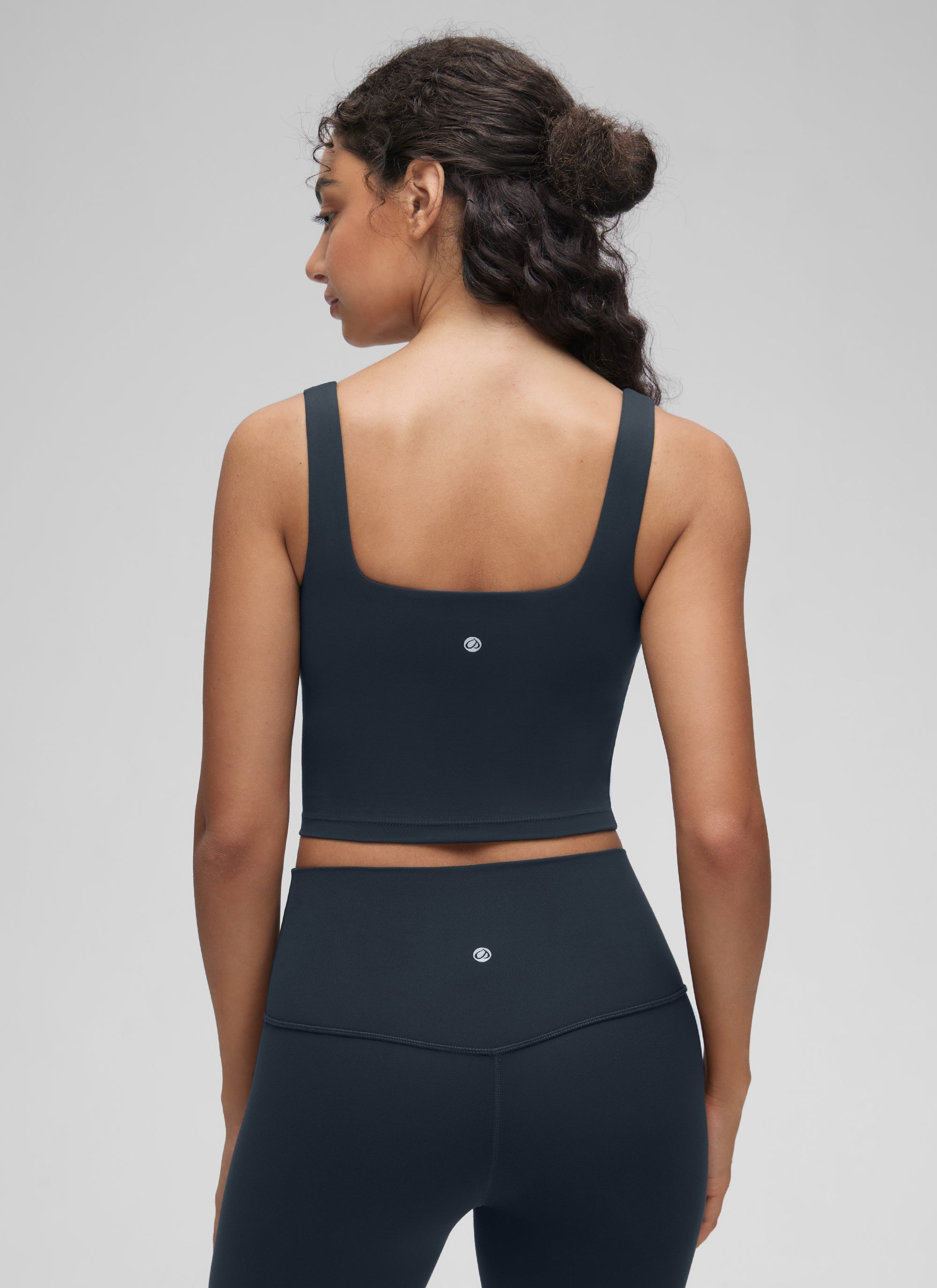 CRZ YOGA Damen Butterluxe Gepolstert Ohne Bügel Sport BH Echte Marine