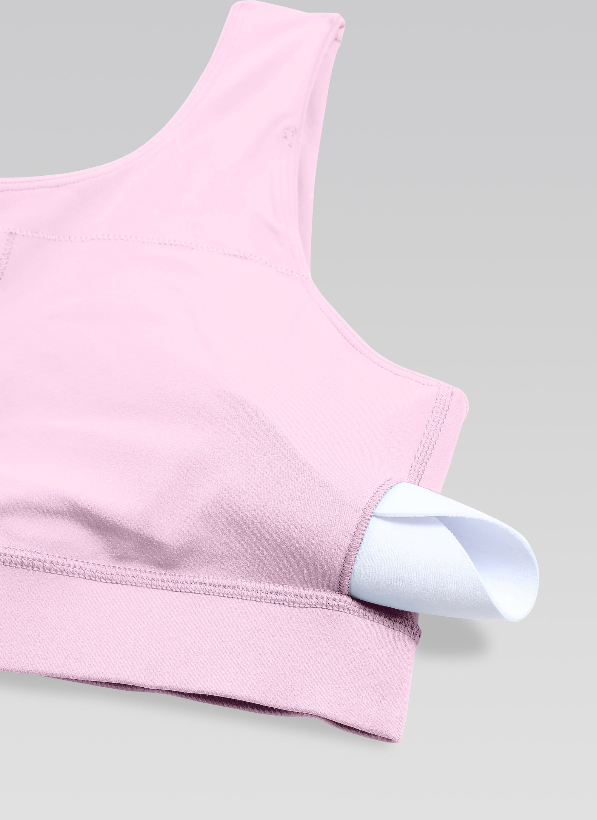 CRZ YOGA Butterluxe Womens One Shoulder Sports Bra Asymmetrical Padded Vita Rosa
