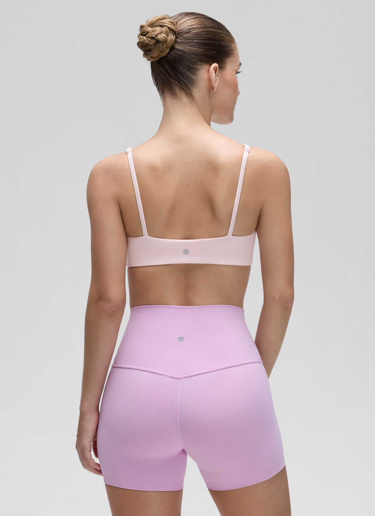 CRZ YOGA Damen Butterluxe Cami mit quadratischem Ausschnitt Mini-BH Erdbeerrosa
