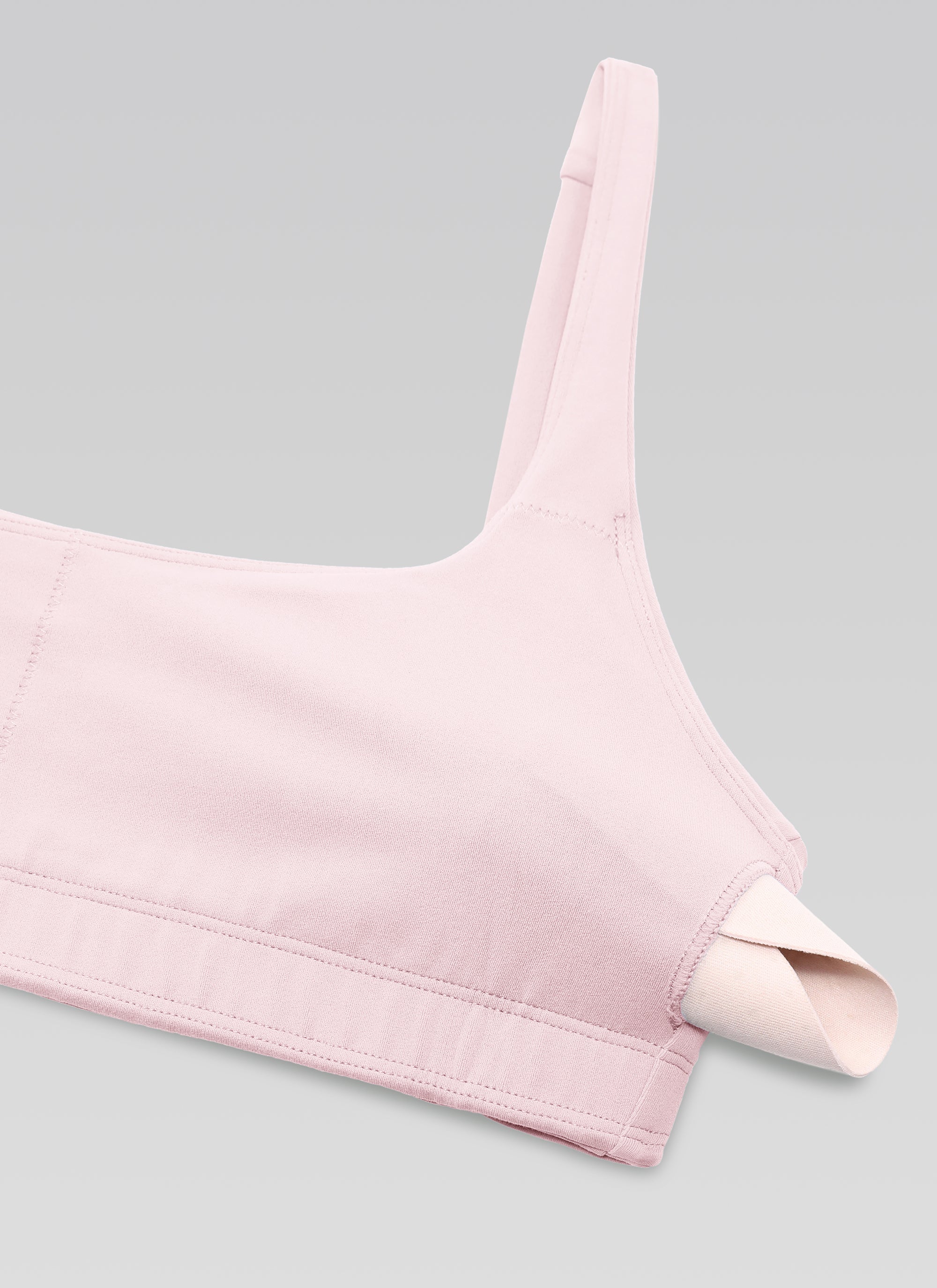 CRZ YOGA Damen Butterluxe Cami mit quadratischem Ausschnitt Mini-BH Erdbeerrosa