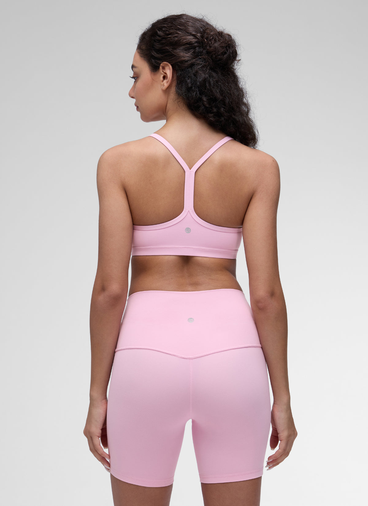 CRZ YOGA Damen Butterluxe Y-Rücken Gepolstert Sport BH Vita Rosa