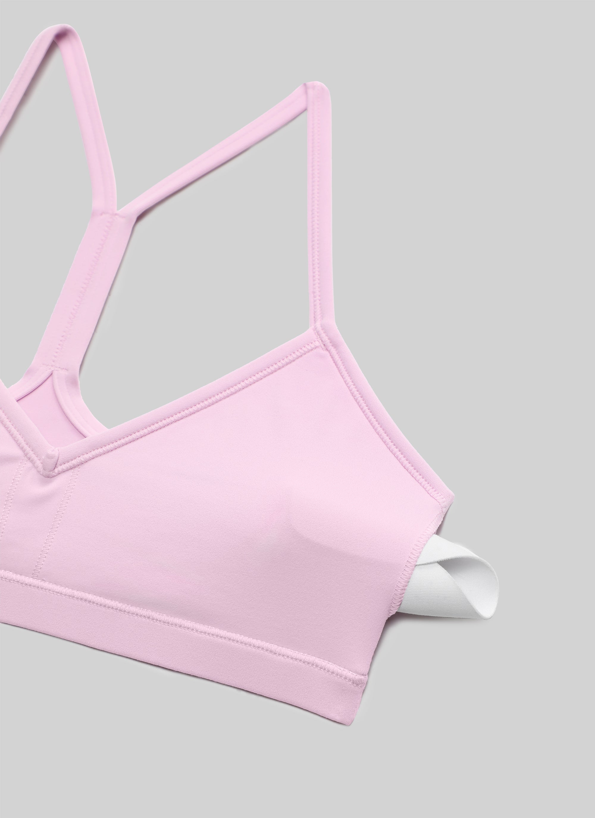 CRZ YOGA Damen Butterluxe Y-Rücken Gepolstert Sport BH Vita Rosa