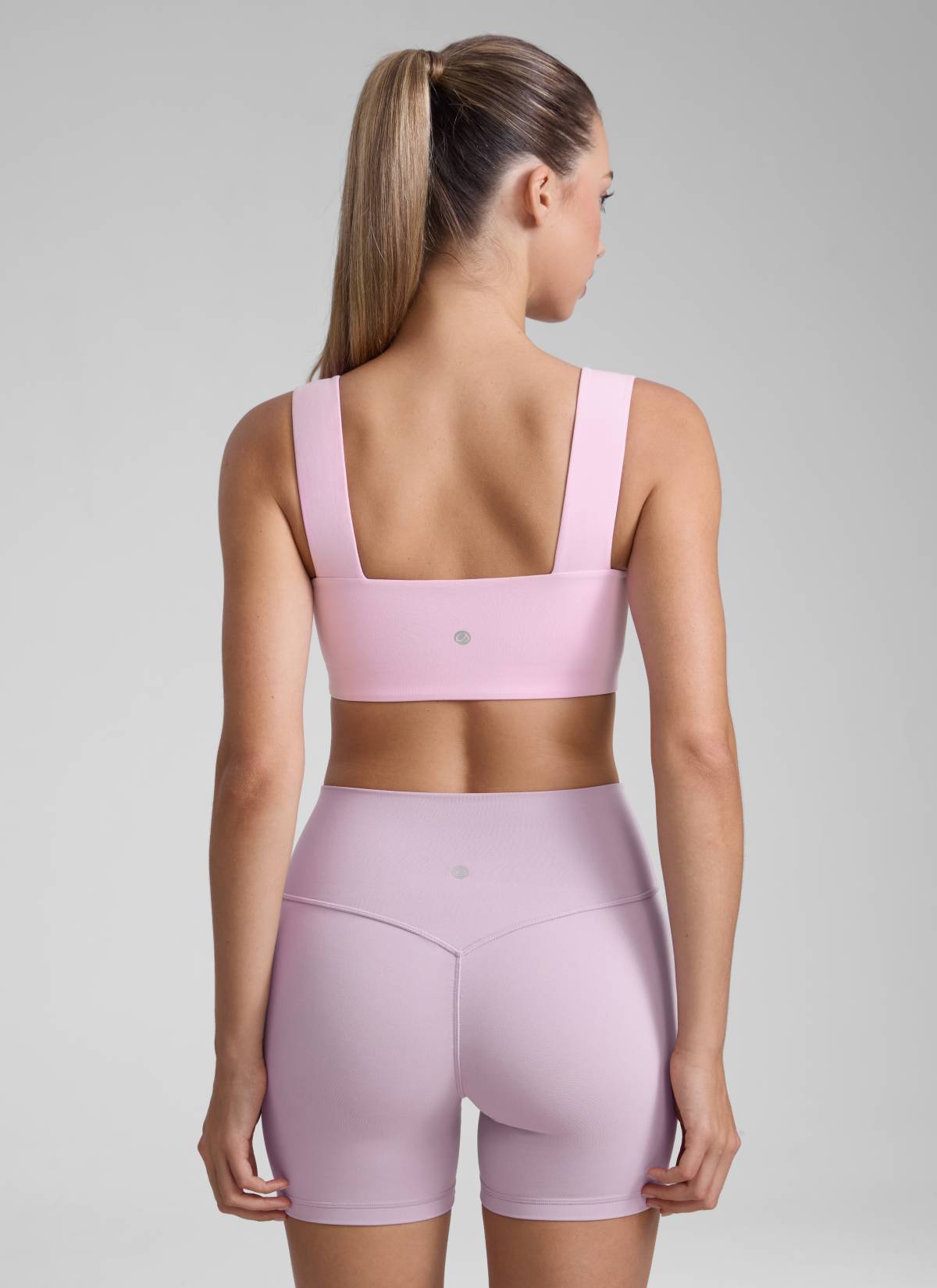 CRZ YOGA Damen Butterluxe Quadratischer Hals Sports BH Vita Rosa