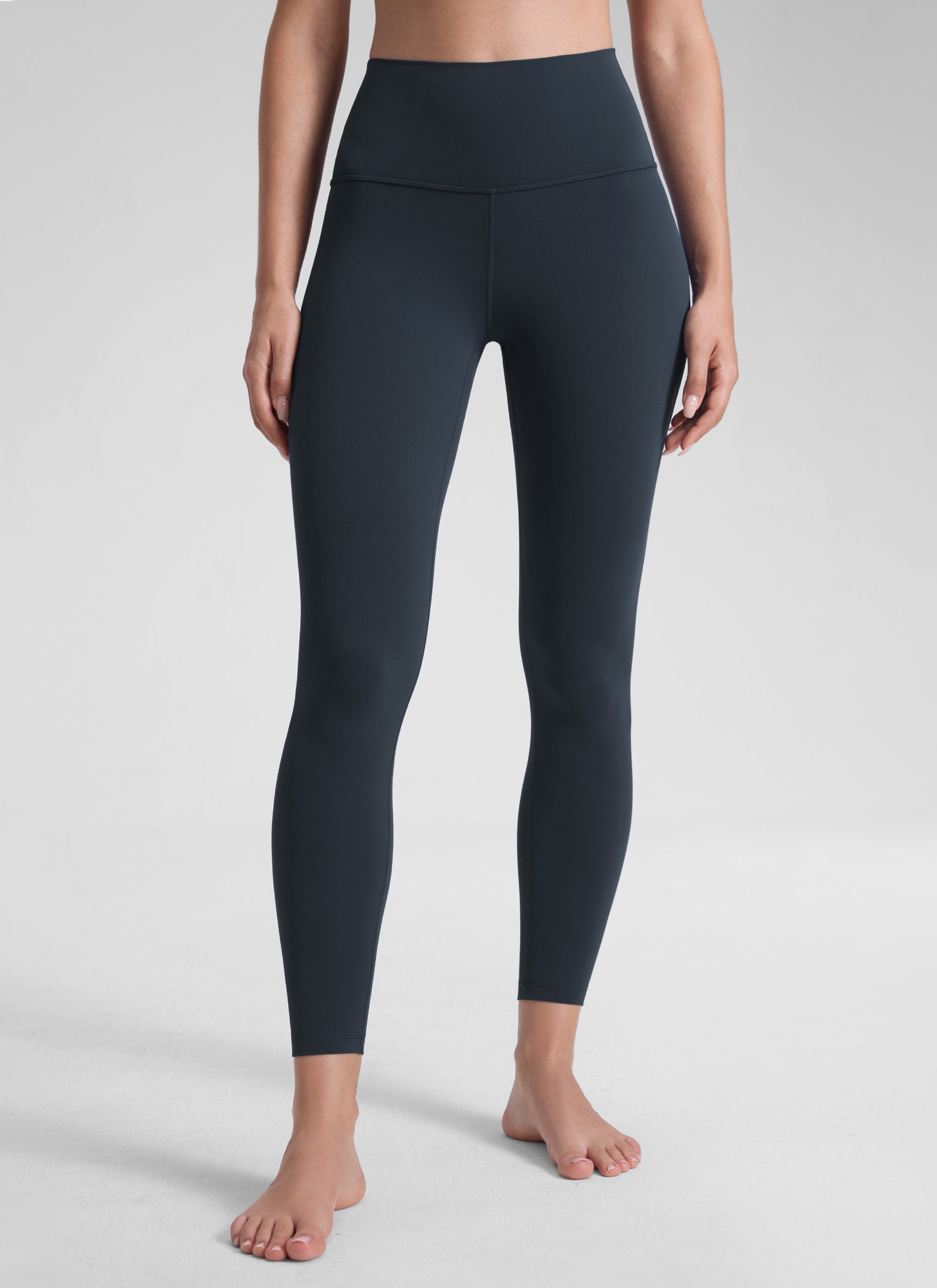 CRZ YOGA Butterluxe Damen High Waist Sport Leggings- 64cm Echte Marine