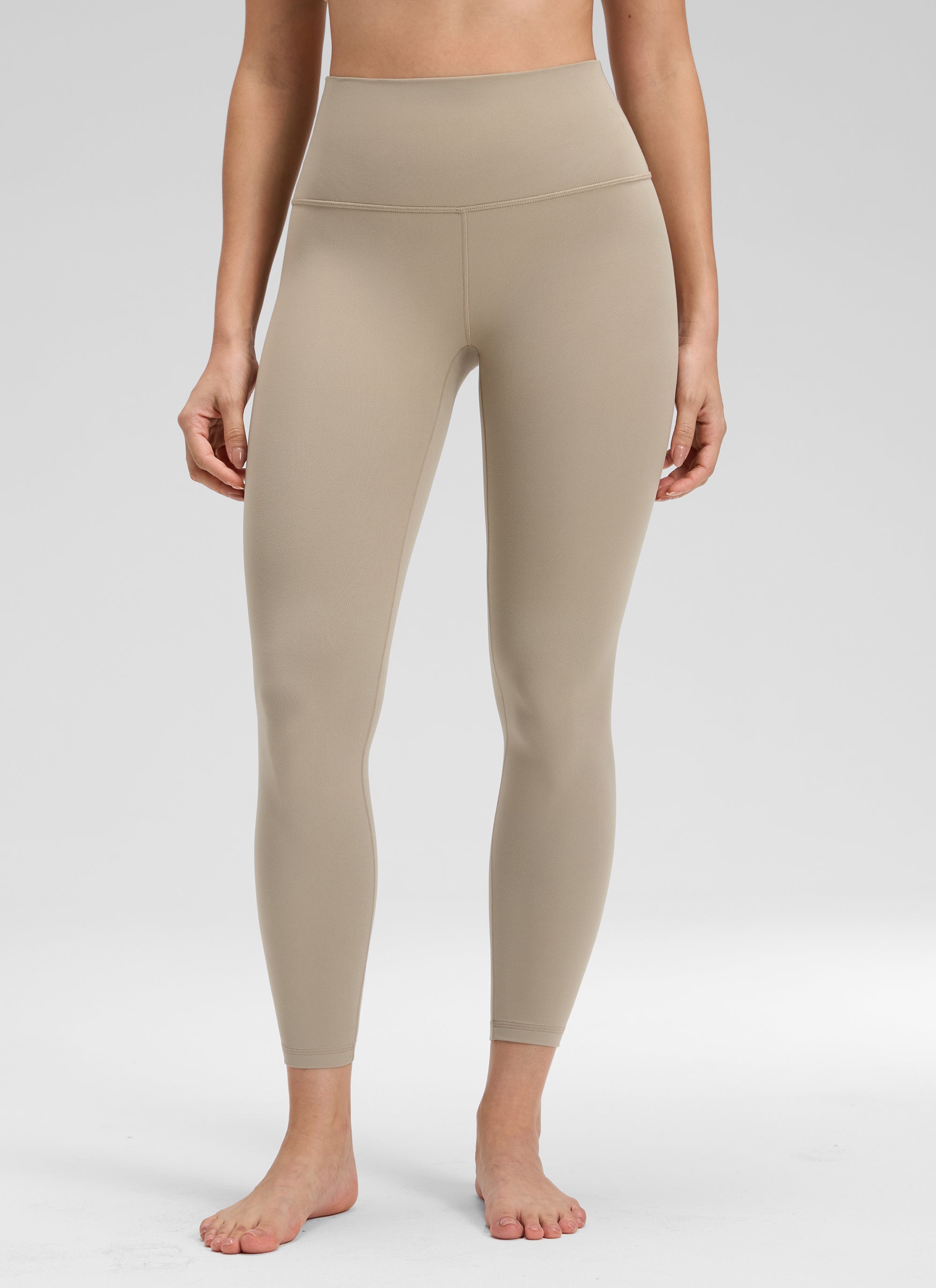 CRZ YOGA Butterluxe Damen High Waist Sport Leggings- 64cm Eiche