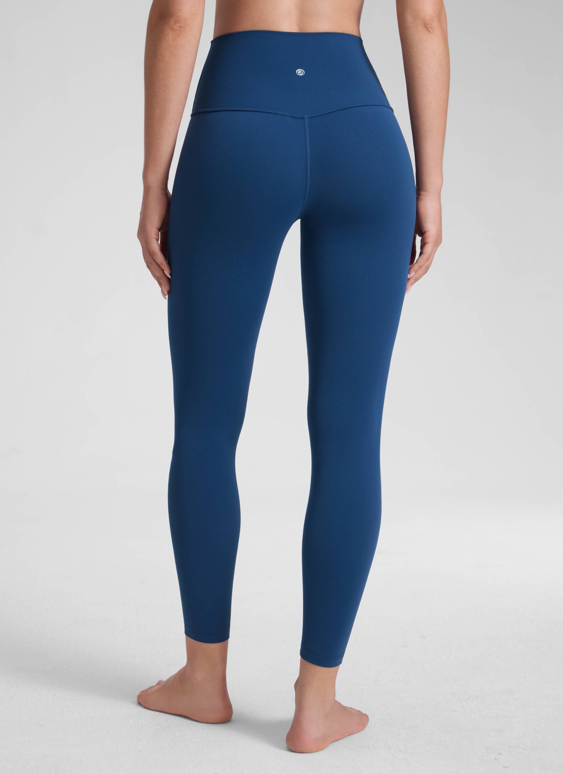 CRZ YOGA Butterluxe Damen High Waist Sport Leggings- 64cm FRANZÖSISCHE MARINE