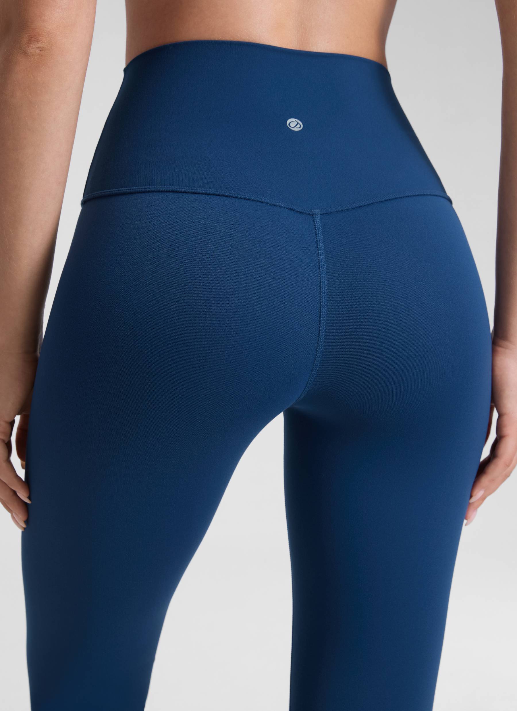 CRZ YOGA Butterluxe Damen High Waist Sport Leggings- 64cm FRANZÖSISCHE MARINE