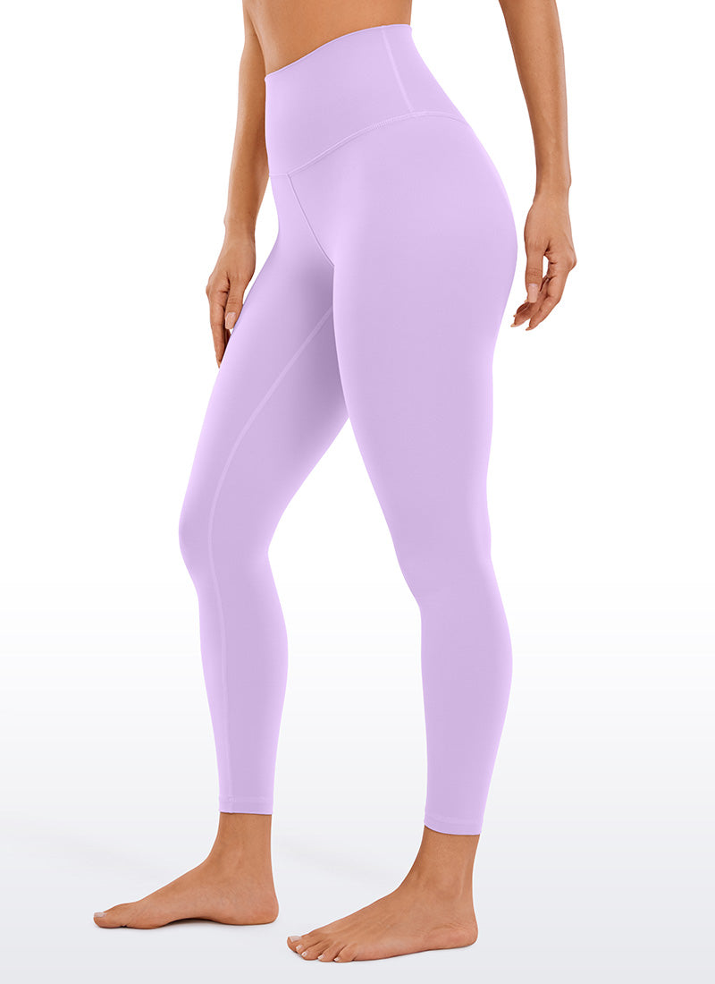 CRZ YOGA Butterluxe Damen High Waist Sport Leggings- 64cm Elfen-Purpur