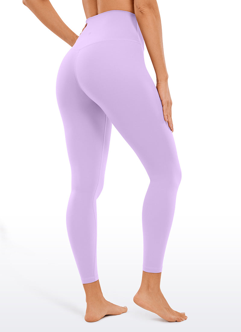CRZ YOGA Butterluxe Damen High Waist Sport Leggings- 64cm Elfen-Purpur