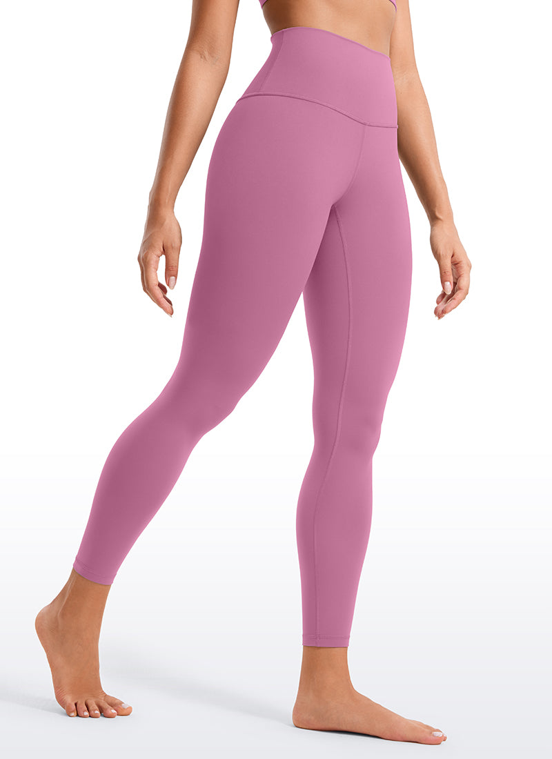 CRZ YOGA Butterluxe Damen High Waist Sport Leggings- 64cm Samtstaub