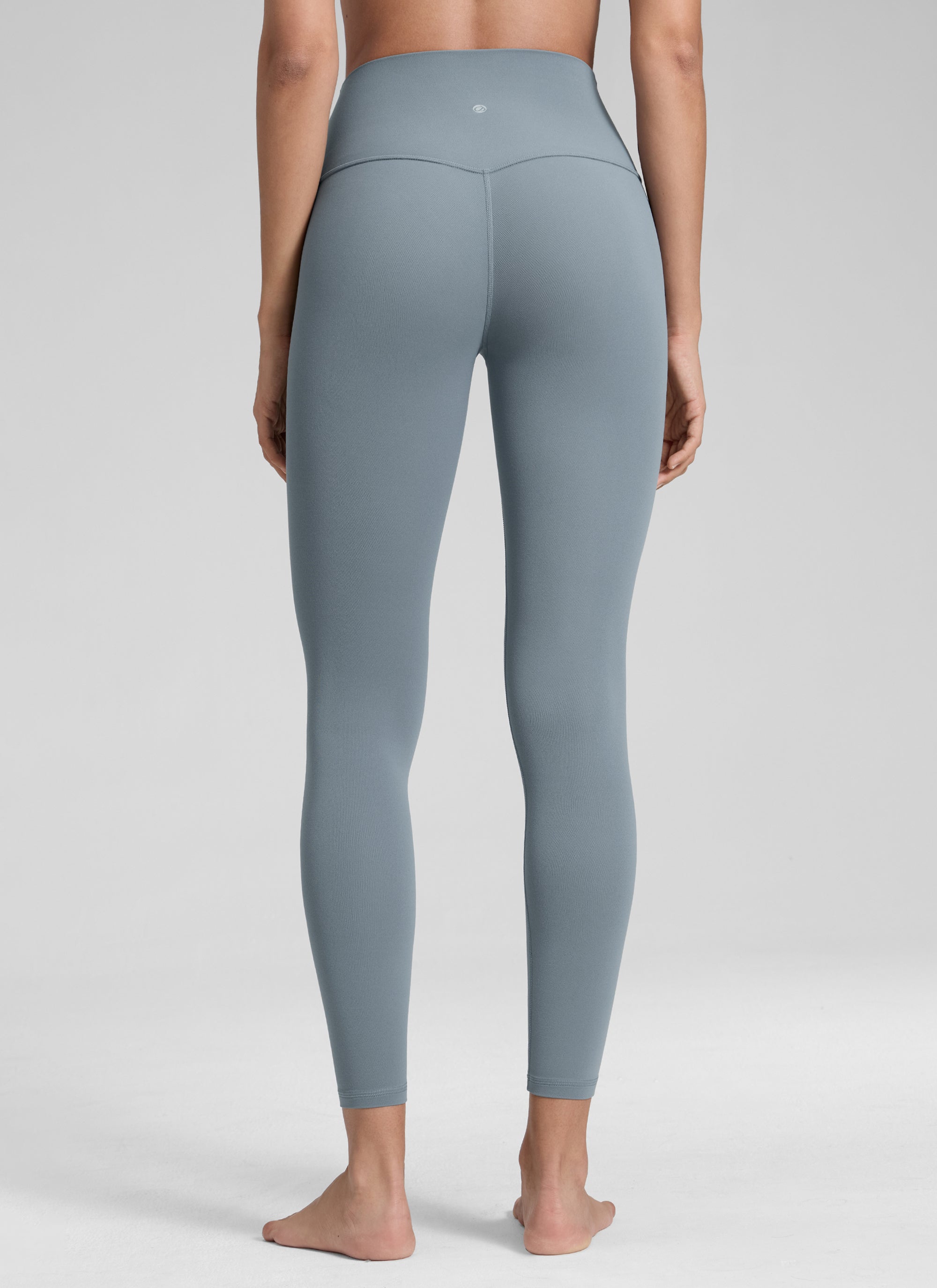 CRZ YOGA Butterluxe Damen High Waist Sport Leggings- 64cm Belgisches Blau
