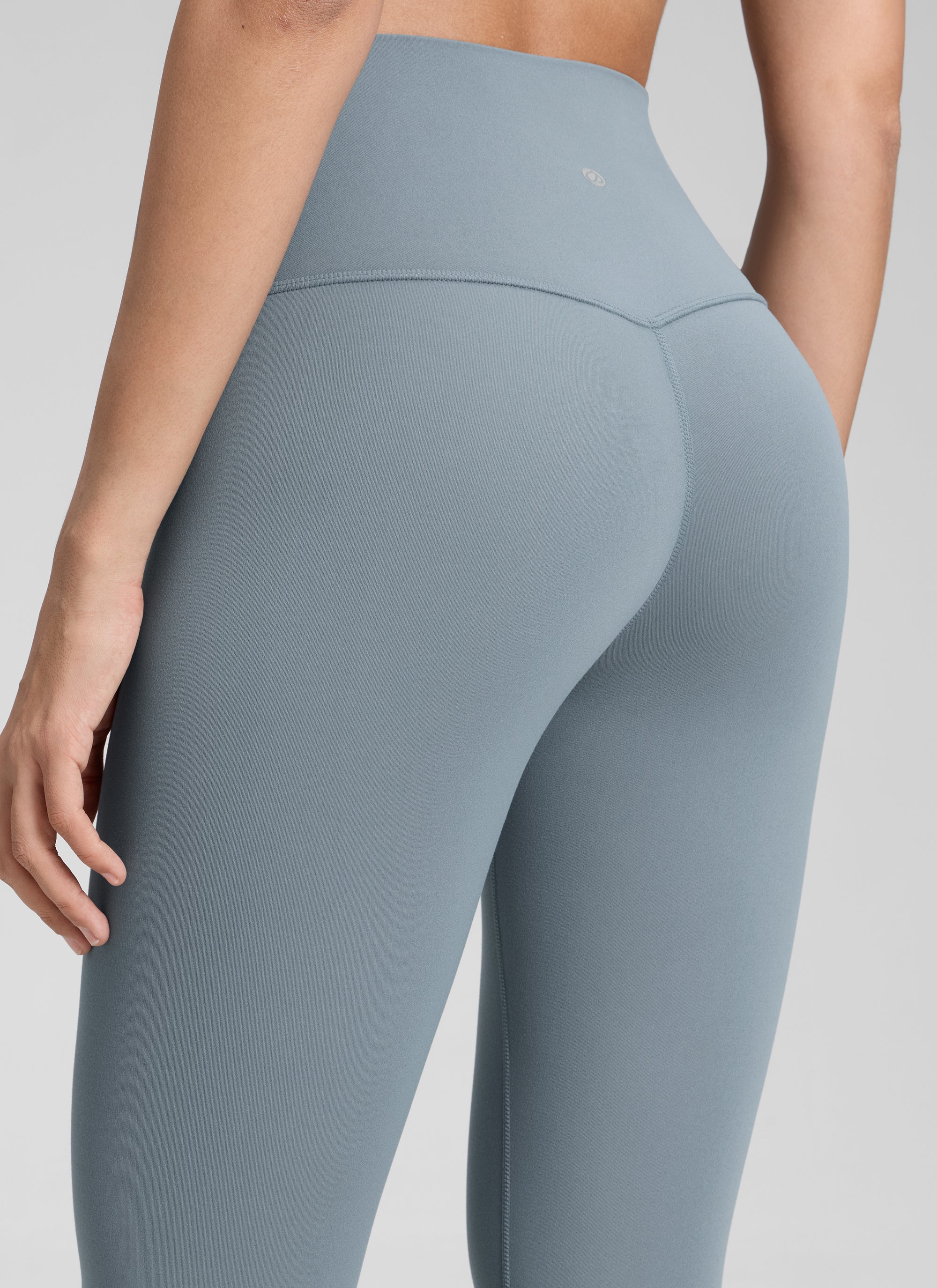 CRZ YOGA Butterluxe Damen High Waist Sport Leggings- 64cm Belgisches Blau