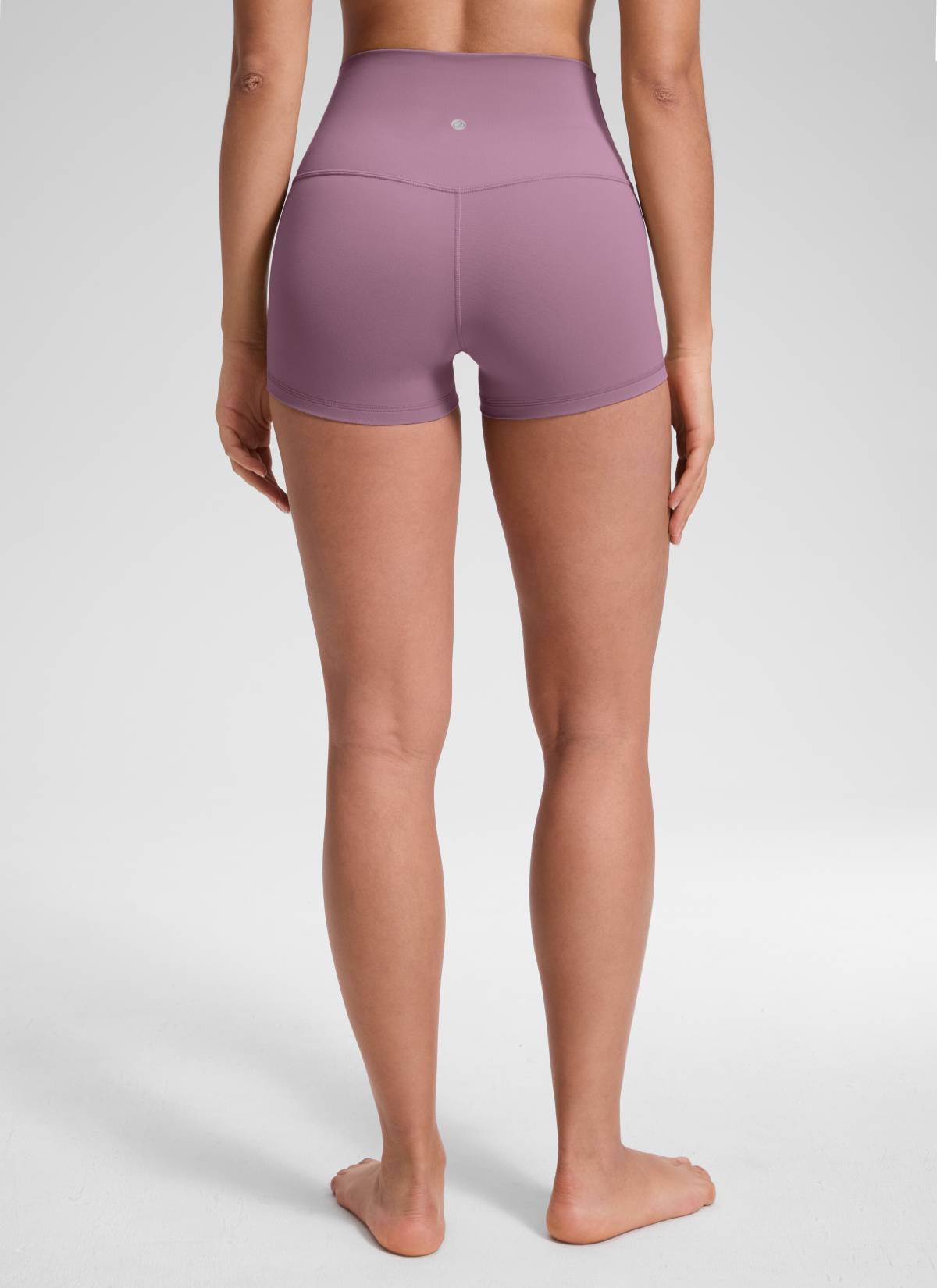 CRZ YOGA Damen Butterluxe Radlerhose Shorts-6,4CM Lavendel Hell