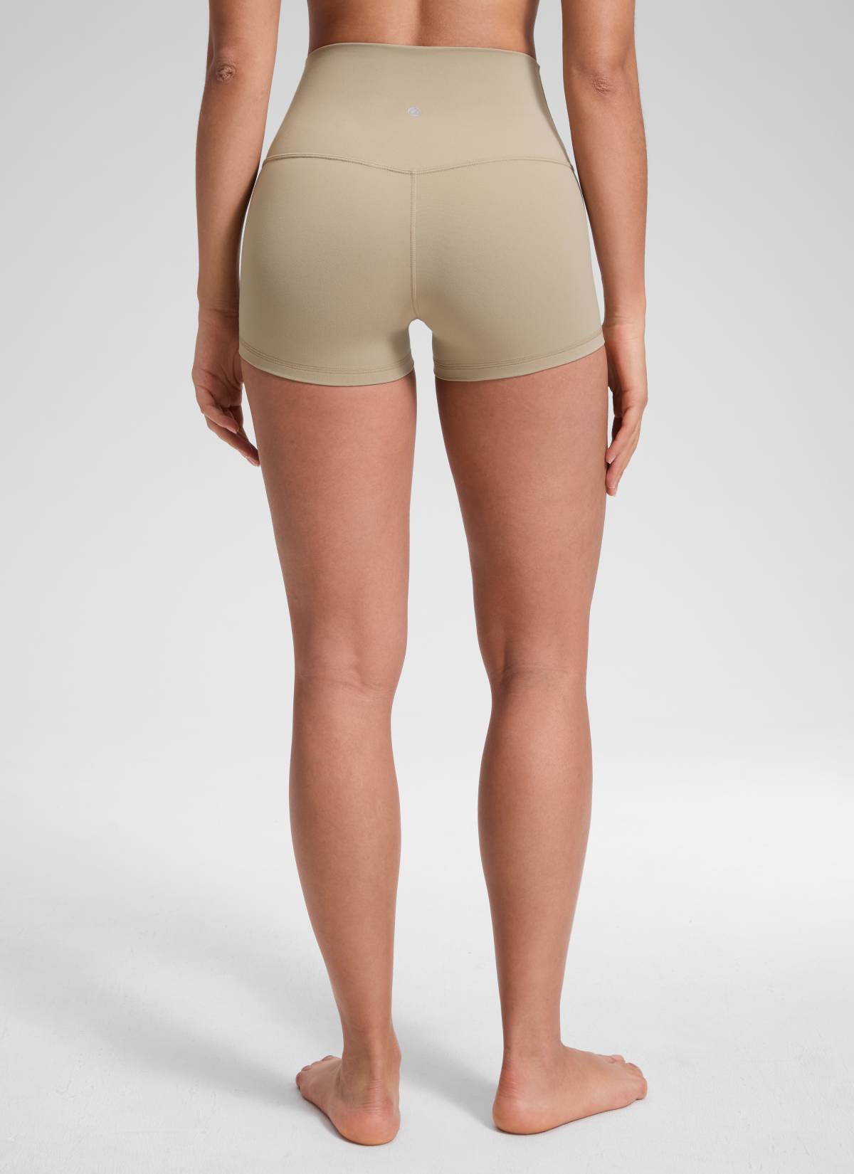 CRZ YOGA Damen Butterluxe Radlerhose Shorts-6,4CM Eiche