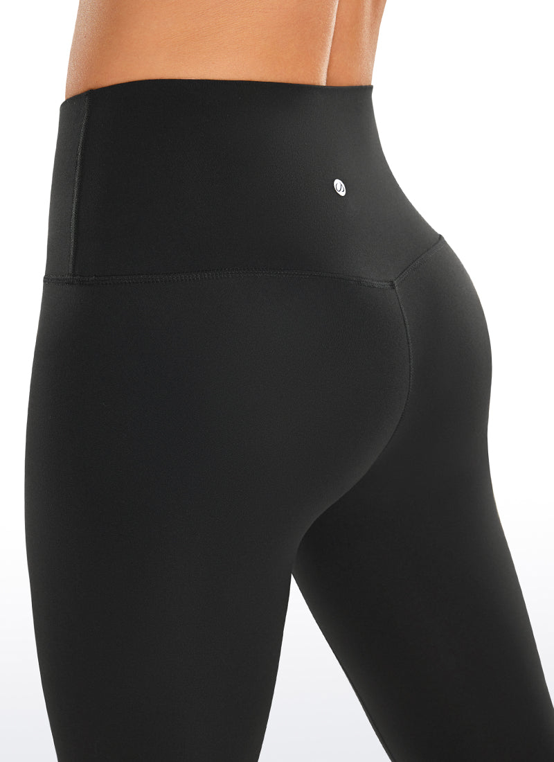 CRZ YOGA Damen Butterluxe High Waist Sport Leggings - 43cm Schwarz