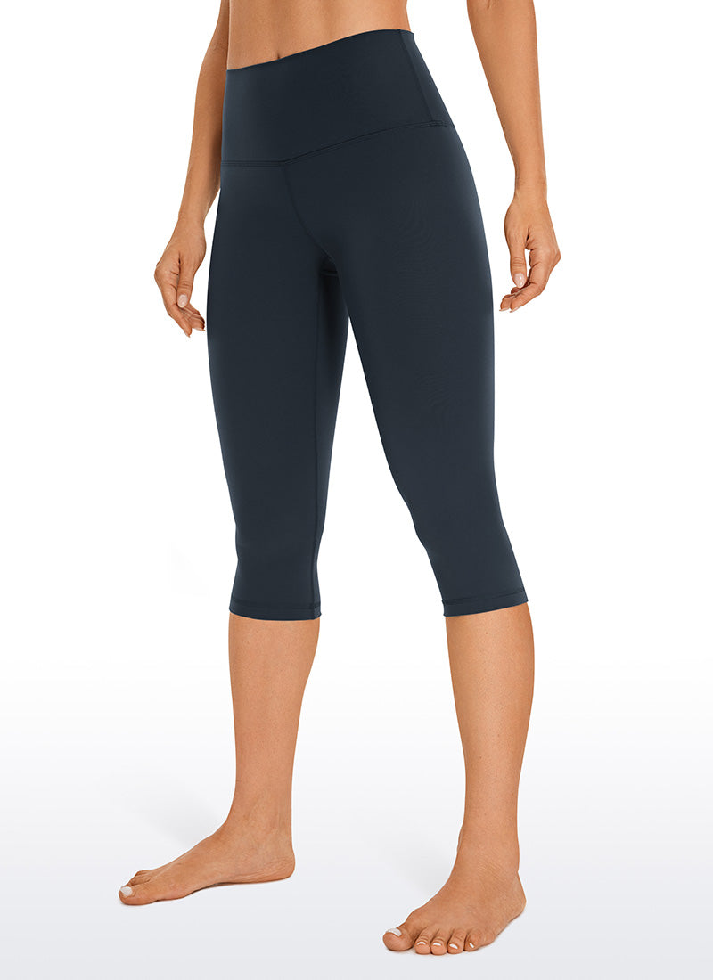 CRZ YOGA Damen Butterluxe High Waist Sport Leggings - 43cm Echte Marine