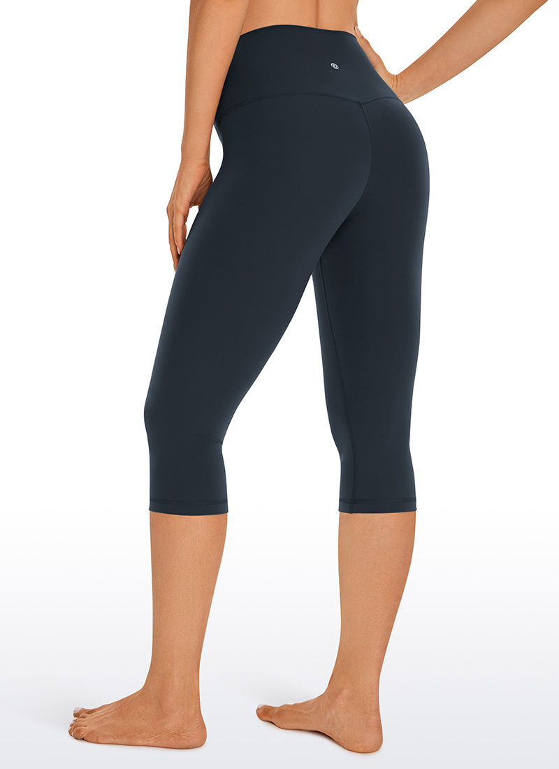 CRZ YOGA Damen Butterluxe High Waist Sport Leggings - 43cm Echte Marine