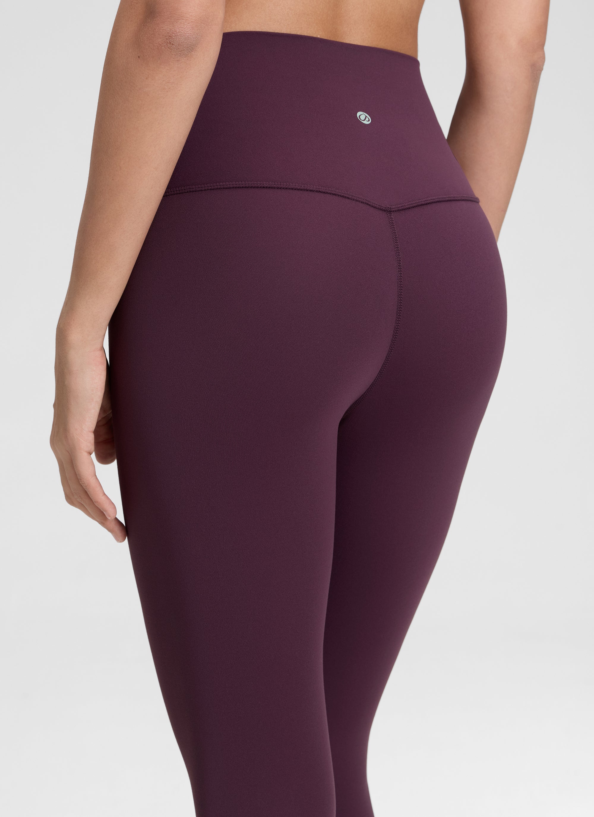 CRZ YOGA Damen Butterluxe High Waist 3/4 Leggings Capri - 48cm Dunkellila