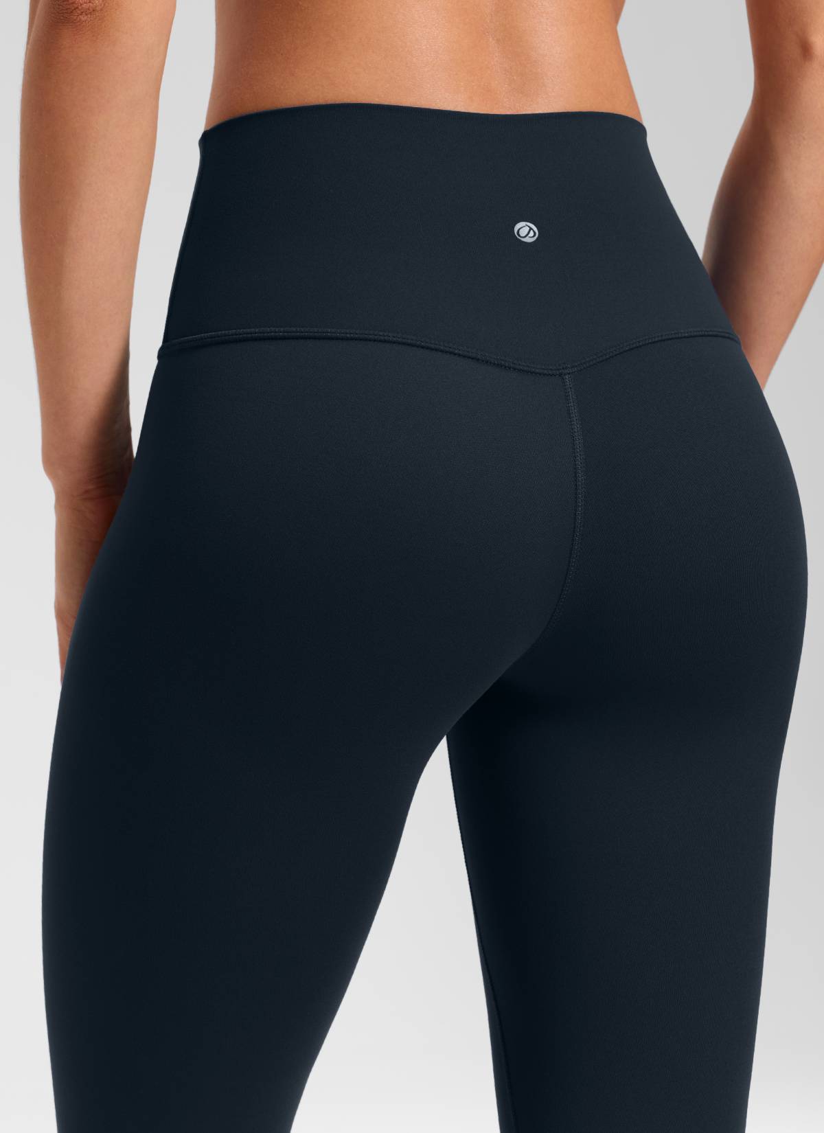 CRZ YOGA Damen Butterluxe High Waist 3/4 Leggings Capri - 58cm Echte Marine