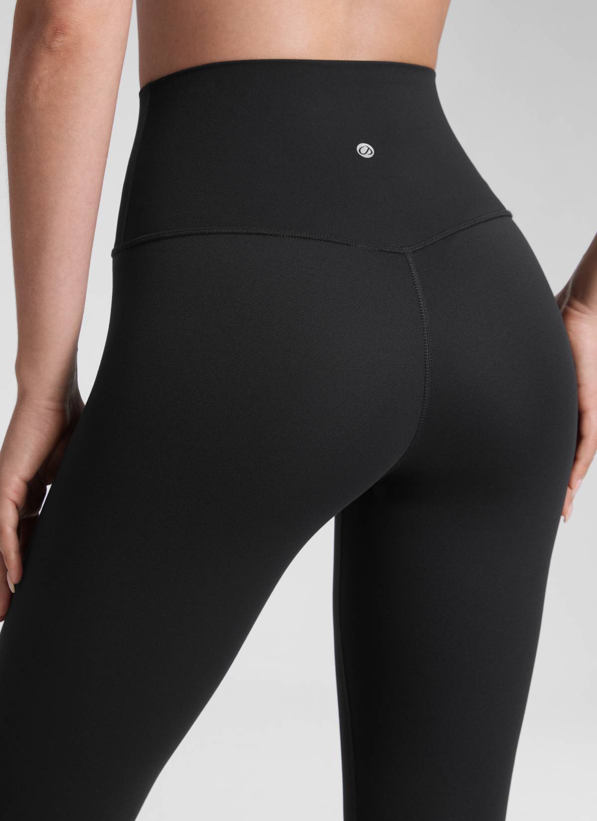 CRZ YOGA Butterluxe Damen High Waist Sport Leggings- 71cm Schwarz