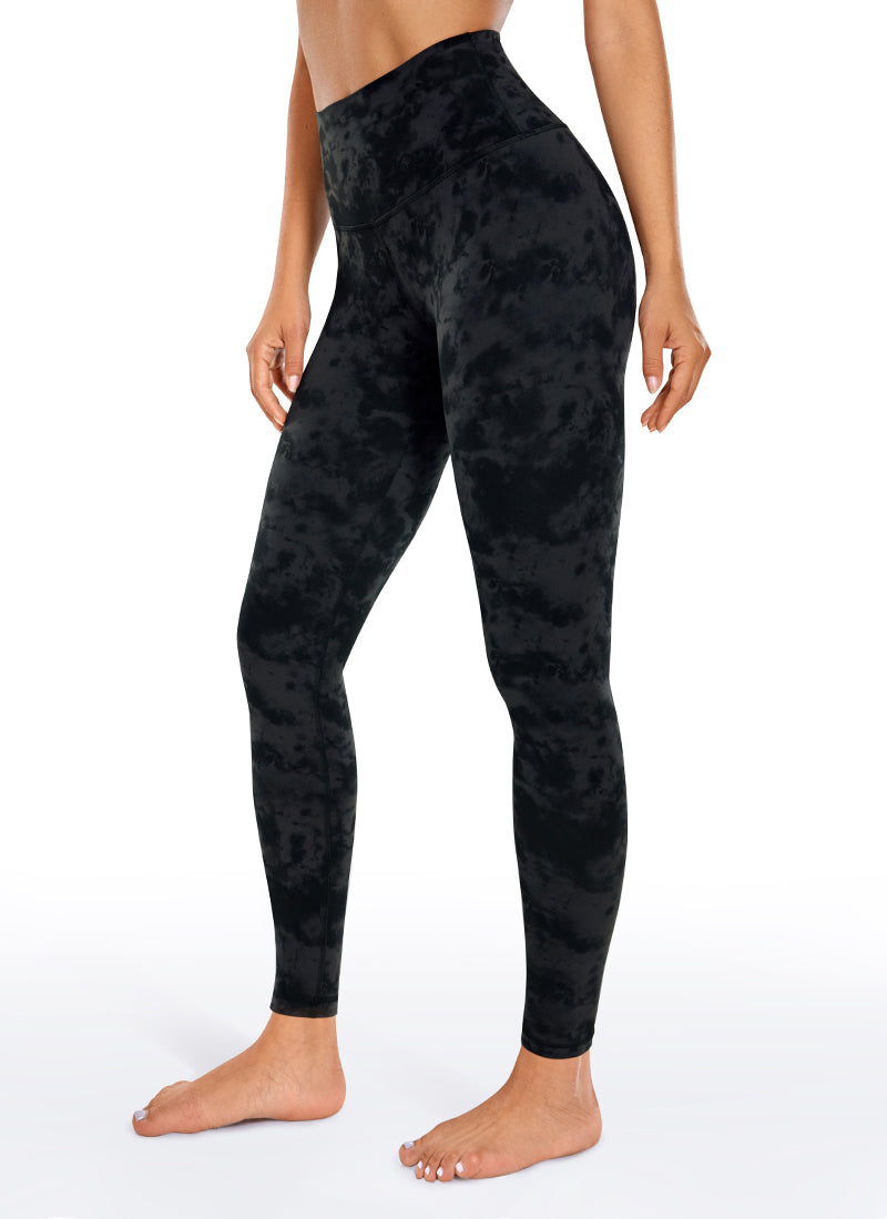 CRZ YOGA Butterluxe Damen High Waist Sport Leggings- 71cm Der Rauchtintennebel