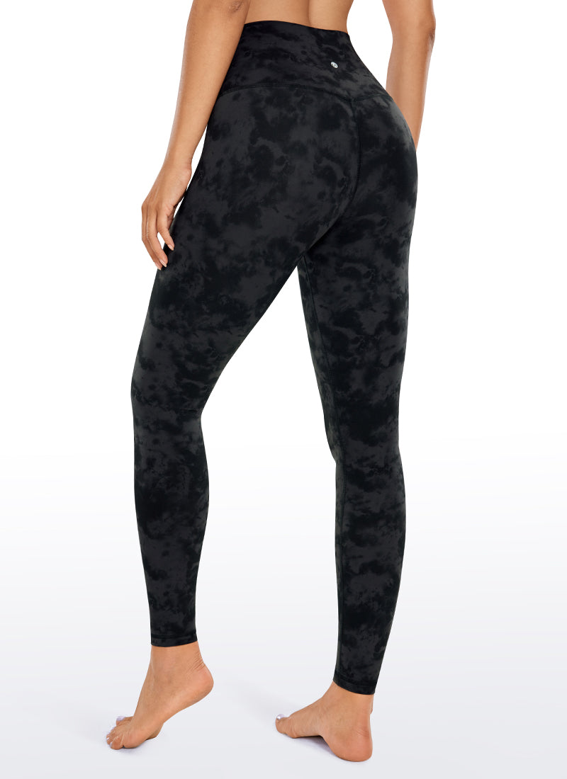CRZ YOGA Butterluxe Damen High Waist Sport Leggings- 71cm Der Rauchtintennebel