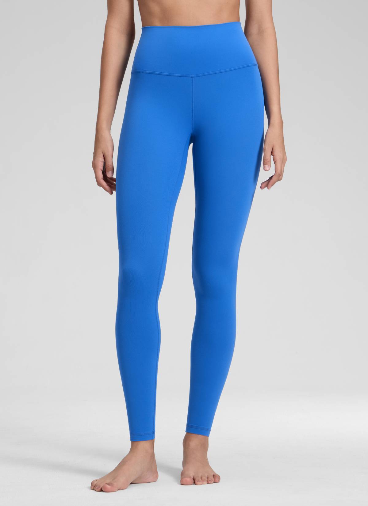 CRZ YOGA Butterluxe Damen High Waist Sport Leggings- 71cm Funkelndes Blau