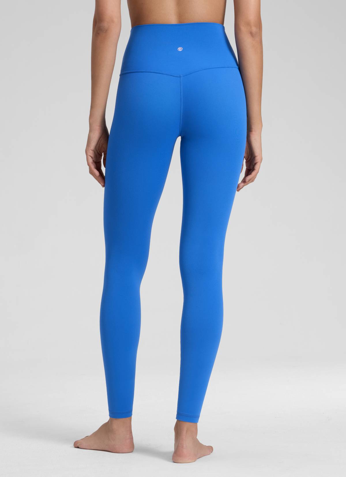 CRZ YOGA Butterluxe Damen High Waist Sport Leggings- 71cm Funkelndes Blau