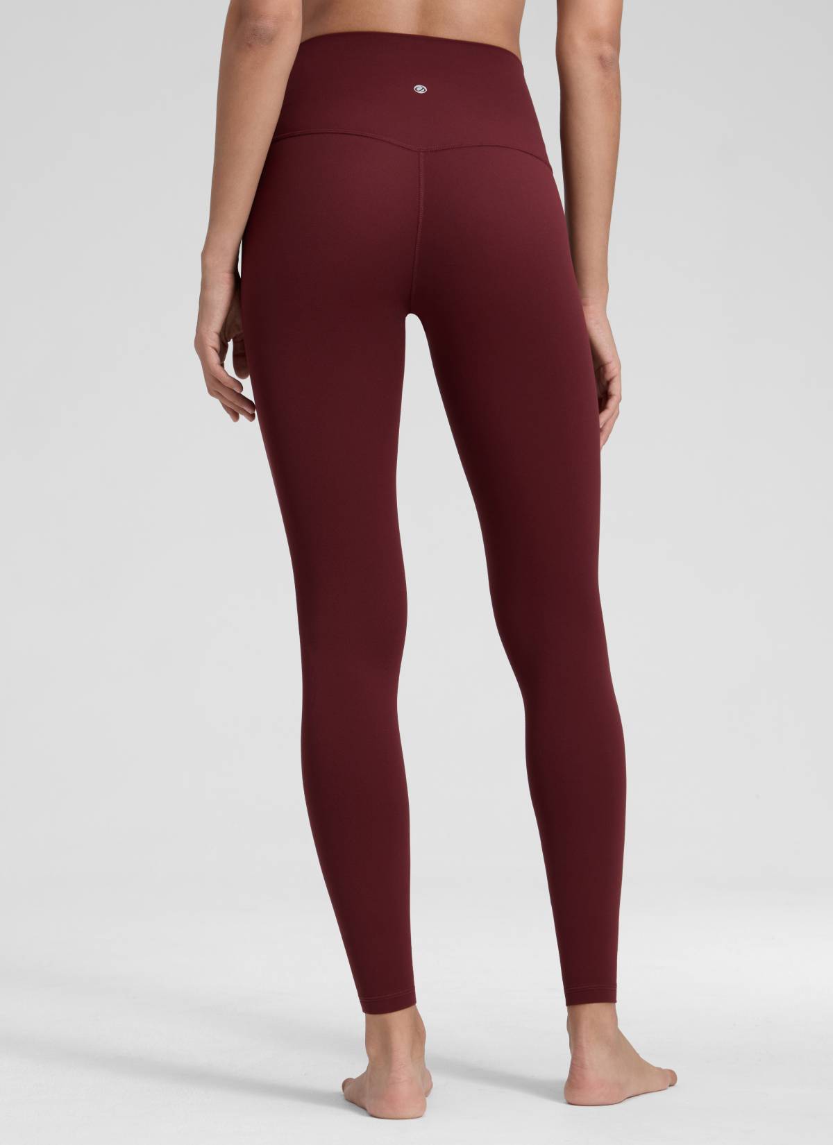 CRZ YOGA Butterluxe Damen High Waist Sport Leggings- 71cm Roter Merlot
