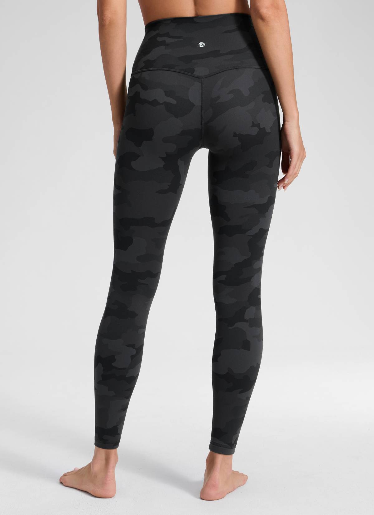 CRZ YOGA Butterluxe Damen High Waist Sport Leggings- 71cm Dunkelgraue Tarnung 2