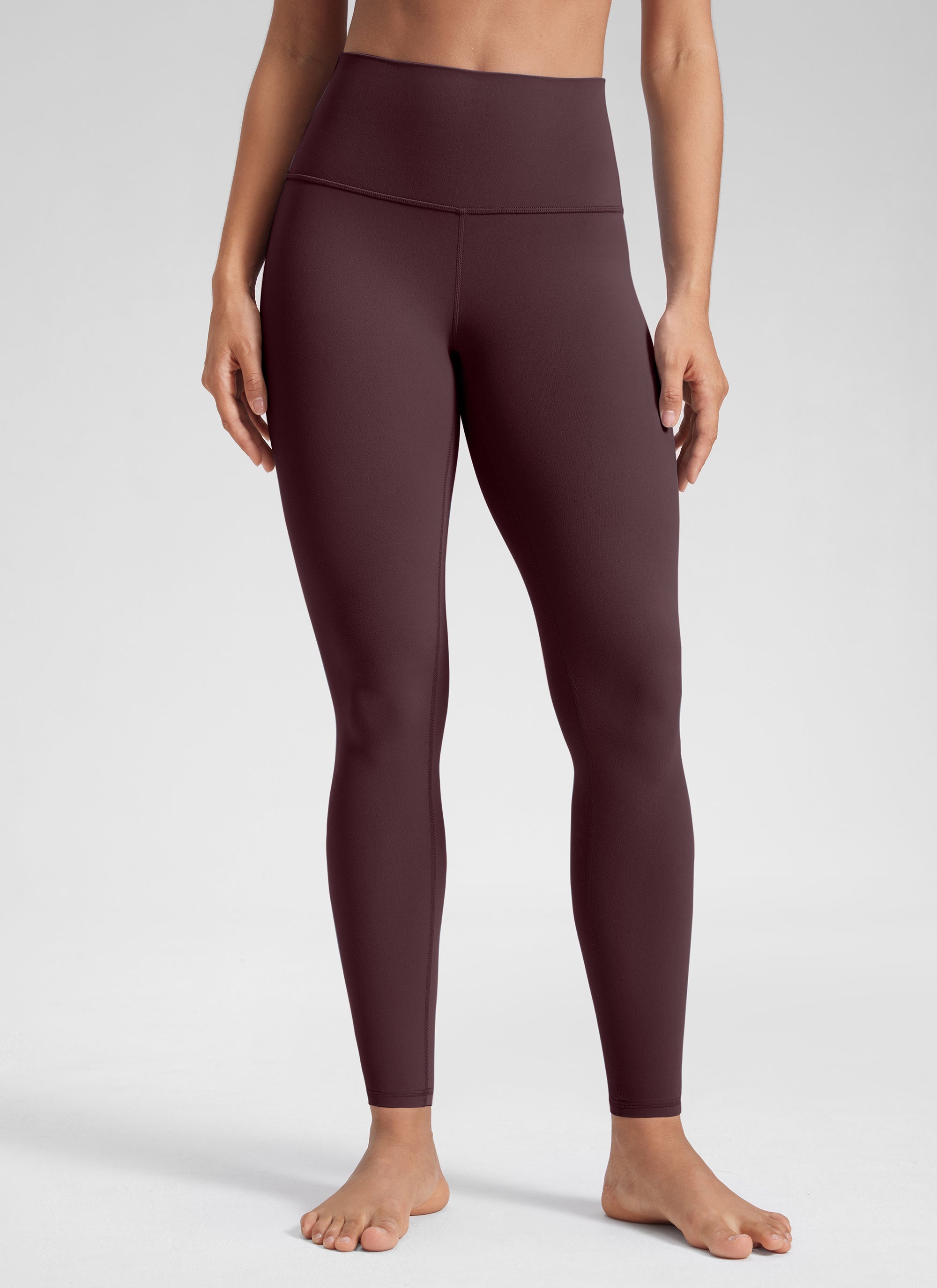 CRZ YOGA Butterluxe Damen High Waist Sport Leggings- 71cm Reife Pflaume