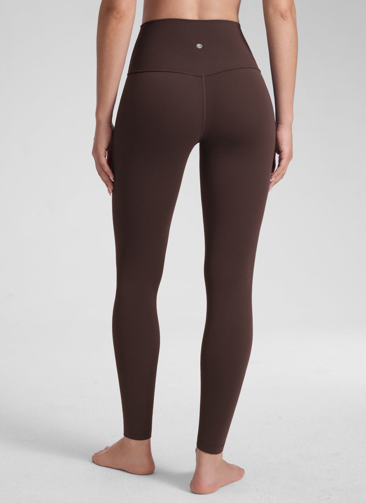 CRZ YOGA Damen Butterluxe Extra-Lang Sport Leggings - 78cm Heißes Fudge-Brown