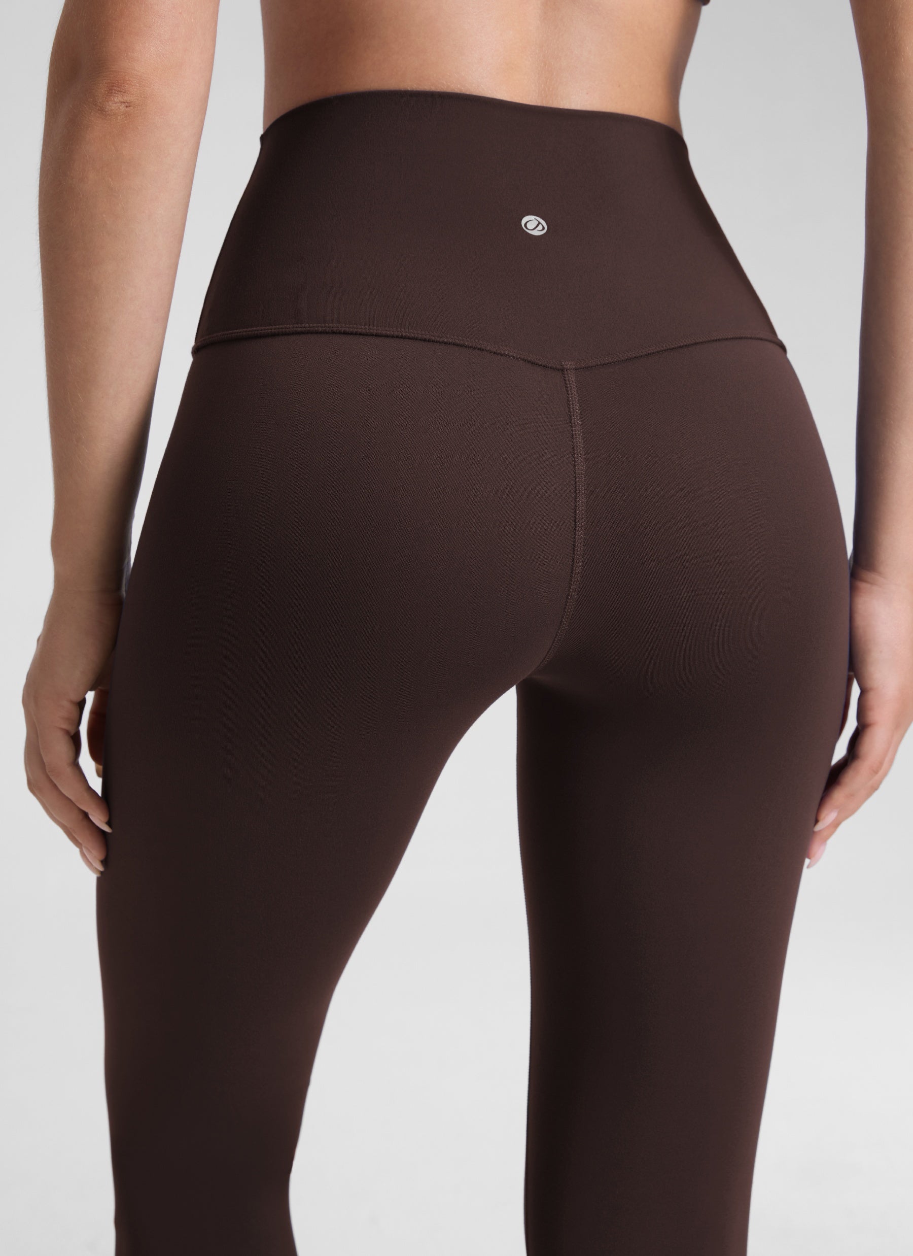 CRZ YOGA Damen Butterluxe Extra-Lang Sport Leggings - 78cm Heißes Fudge-Brown