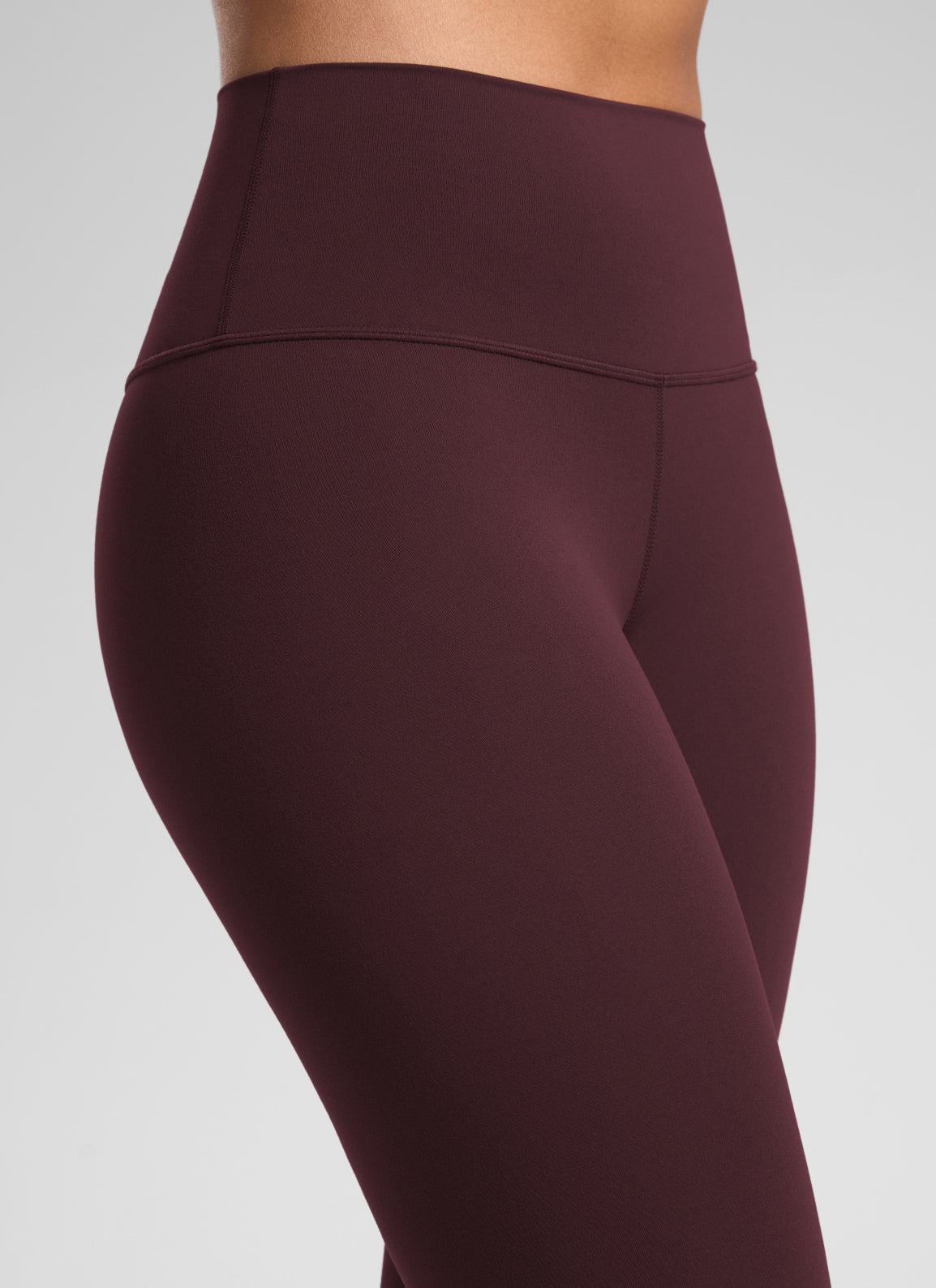 CRZ YOGA Damen Butterluxe Extra-Lang Sport Leggings - 78cm Reife Pflaume @model_info:F