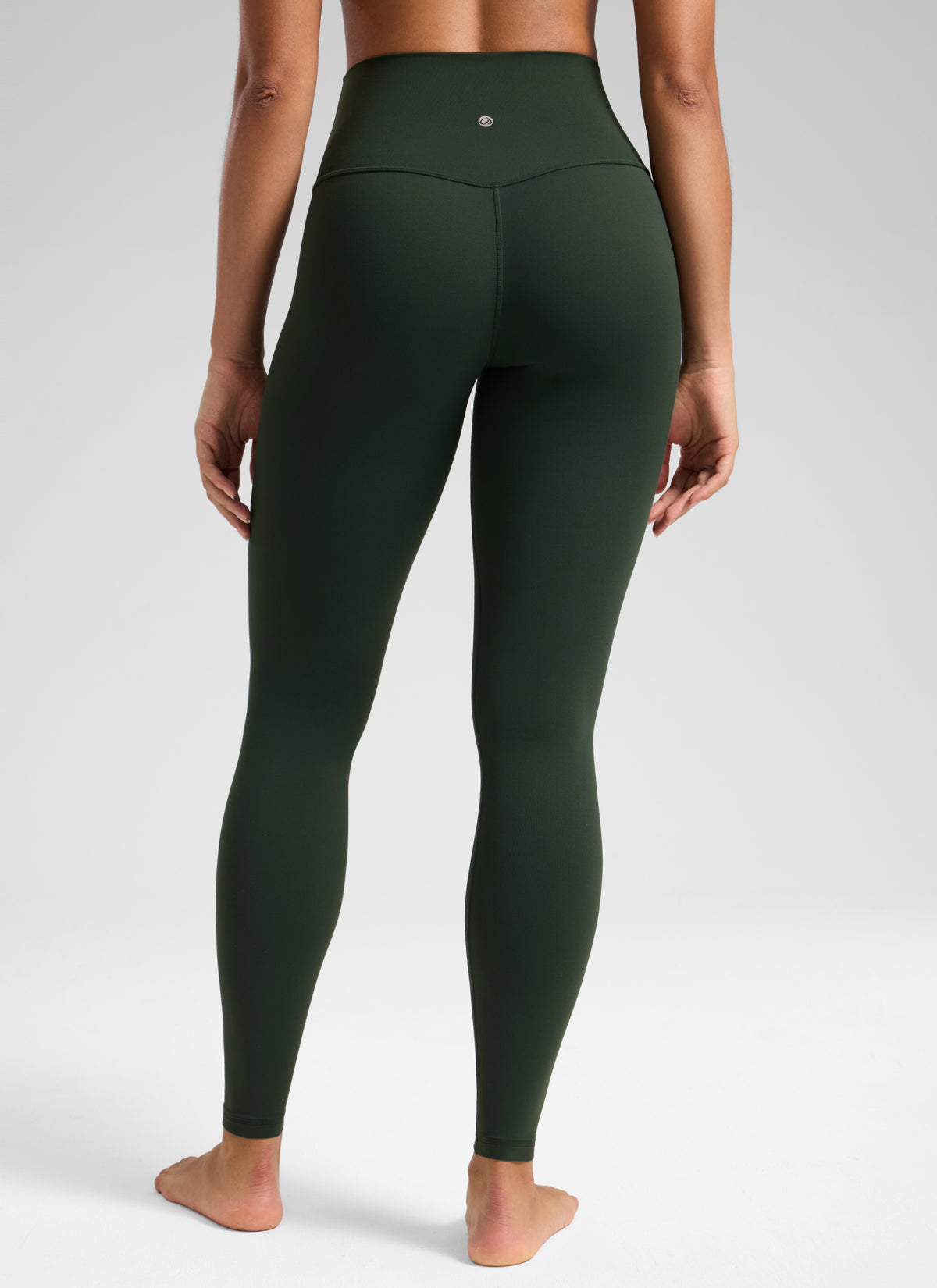 CRZ YOGA Damen Butterluxe Extra-Lang Sport Leggings - 78cm Legende Grün @model_info:F