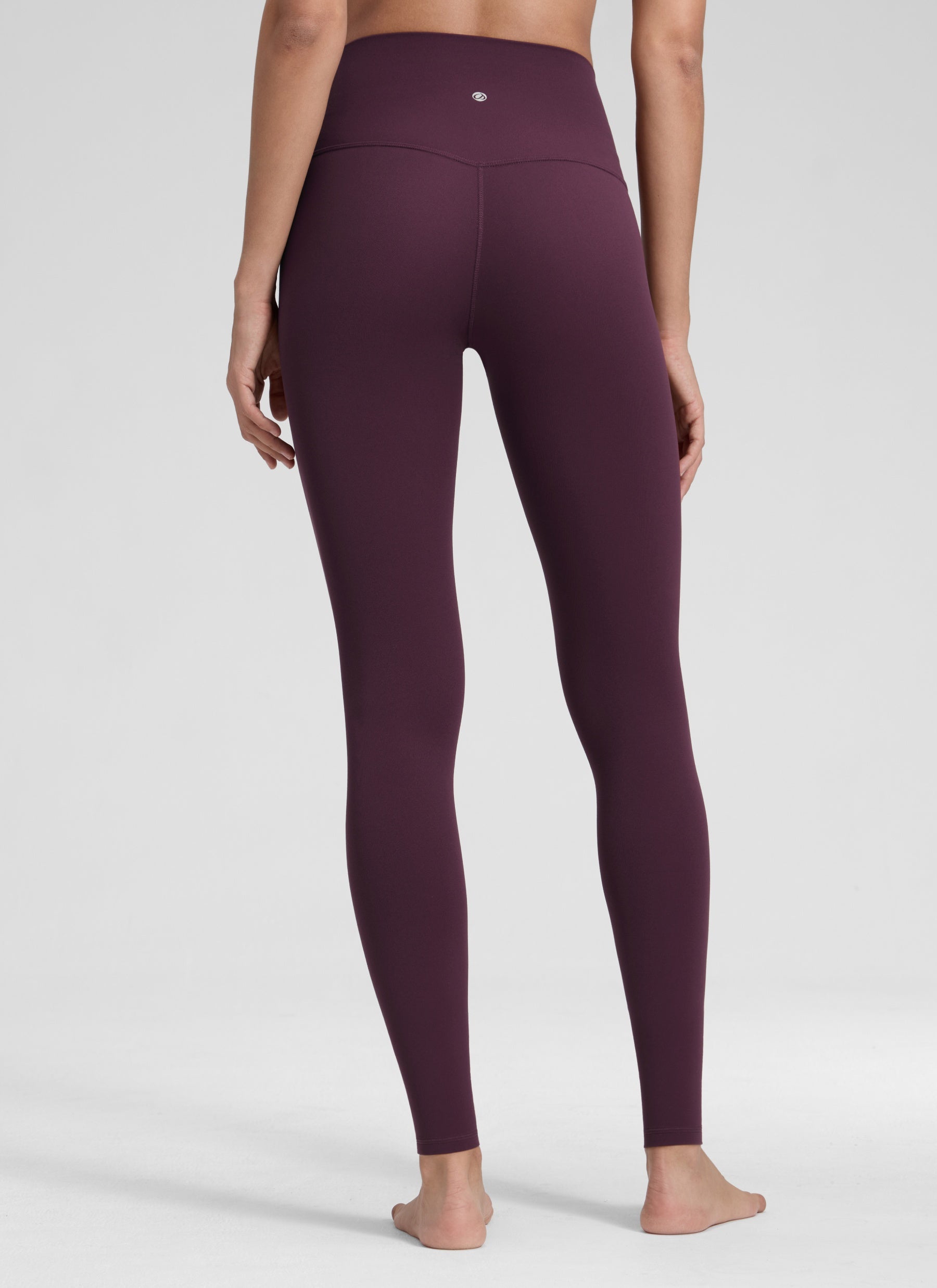 CRZ YOGA Damen Butterluxe Extra-Lang Sport Leggings - 78cm Dunkellila