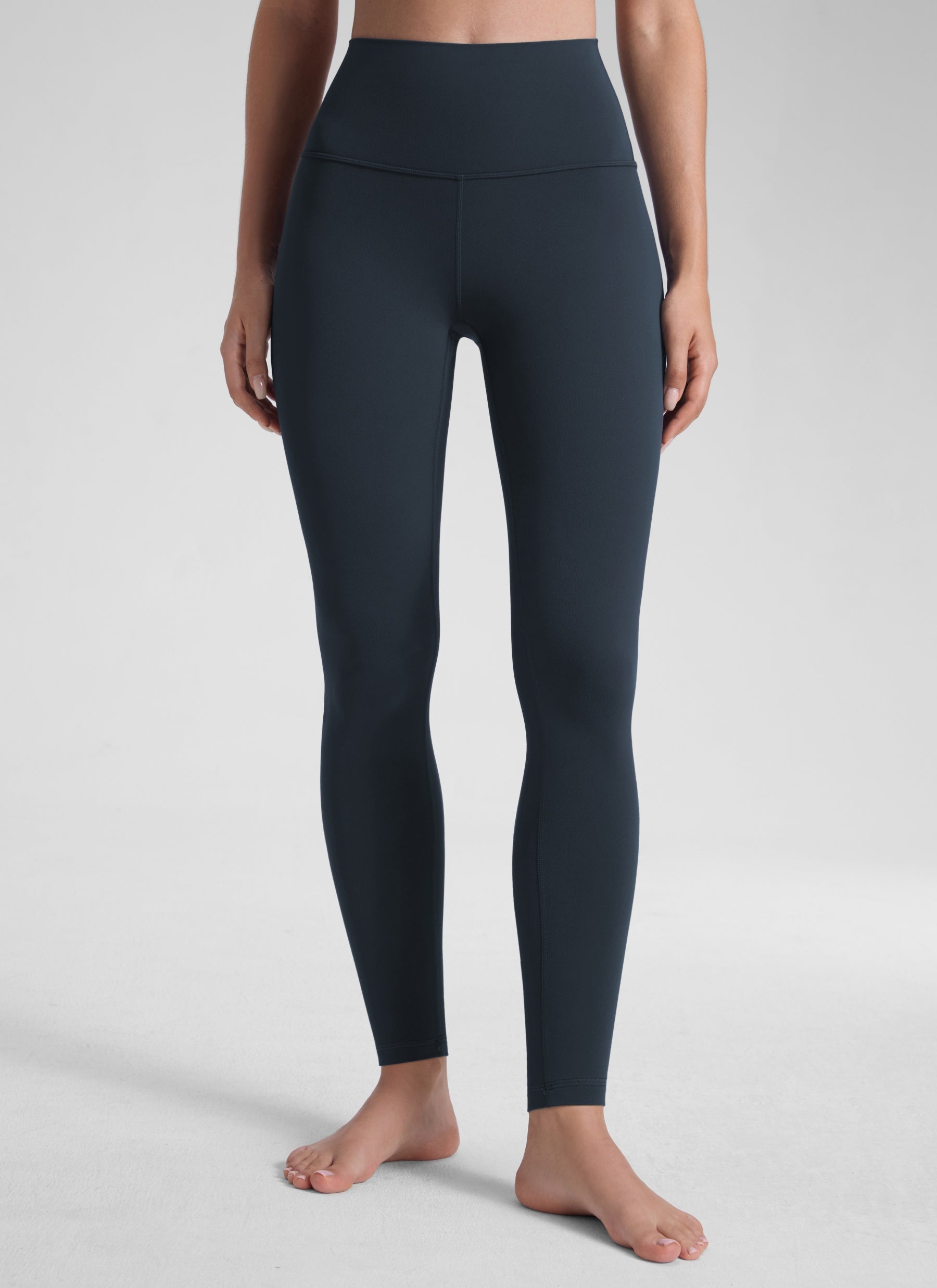 CRZ YOGA Damen Butterluxe Extra-Lang Sport Leggings - 78cm Echte Marine