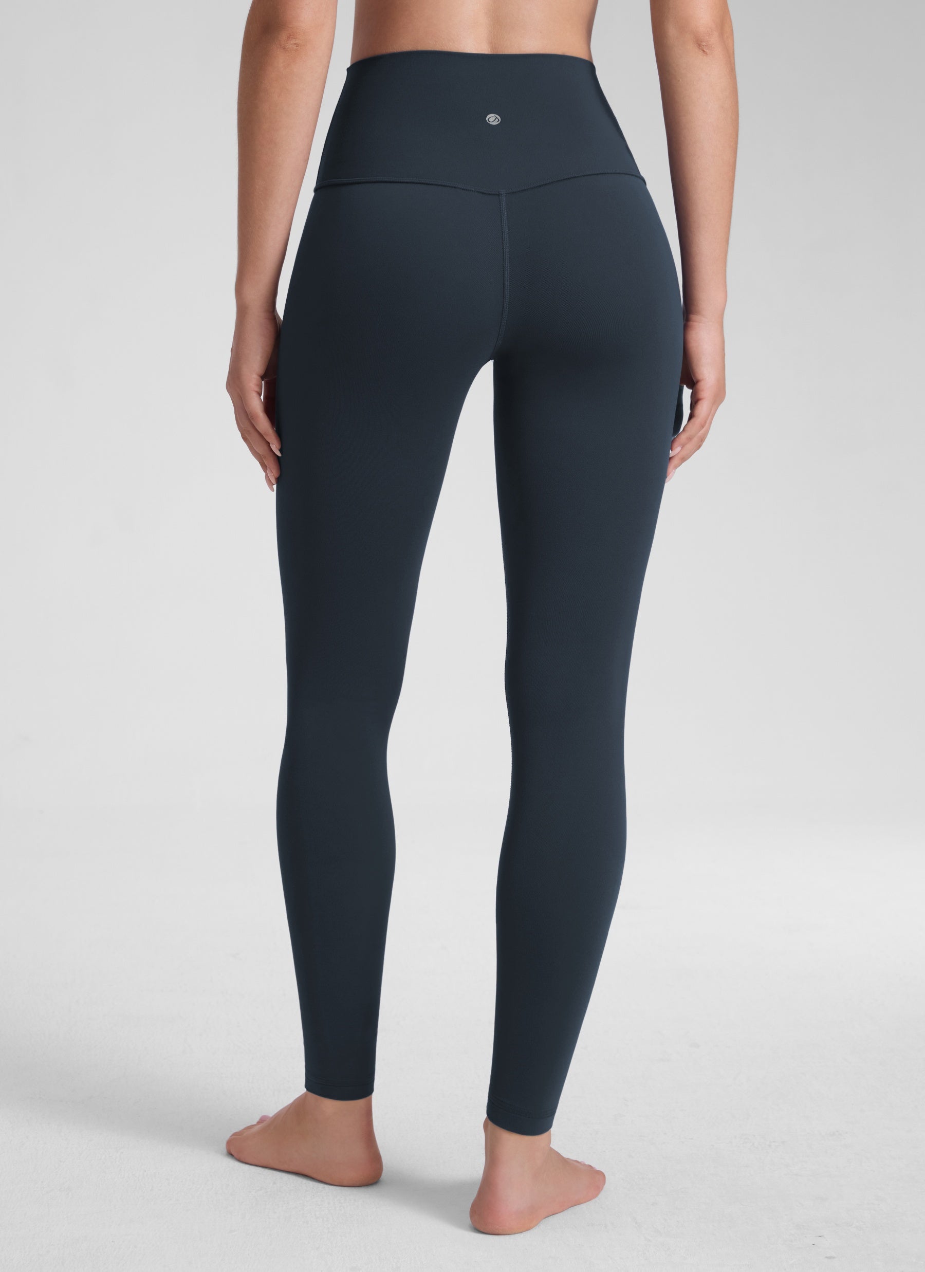 CRZ YOGA Damen Butterluxe Extra-Lang Sport Leggings - 78cm Echte Marine