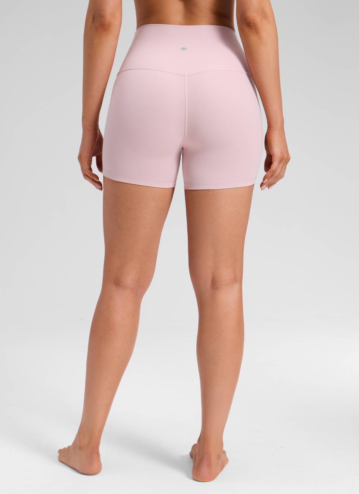 CRZ YOGA Damen Butterluxe Radlerhose Shorts-10CM Rosa Haze