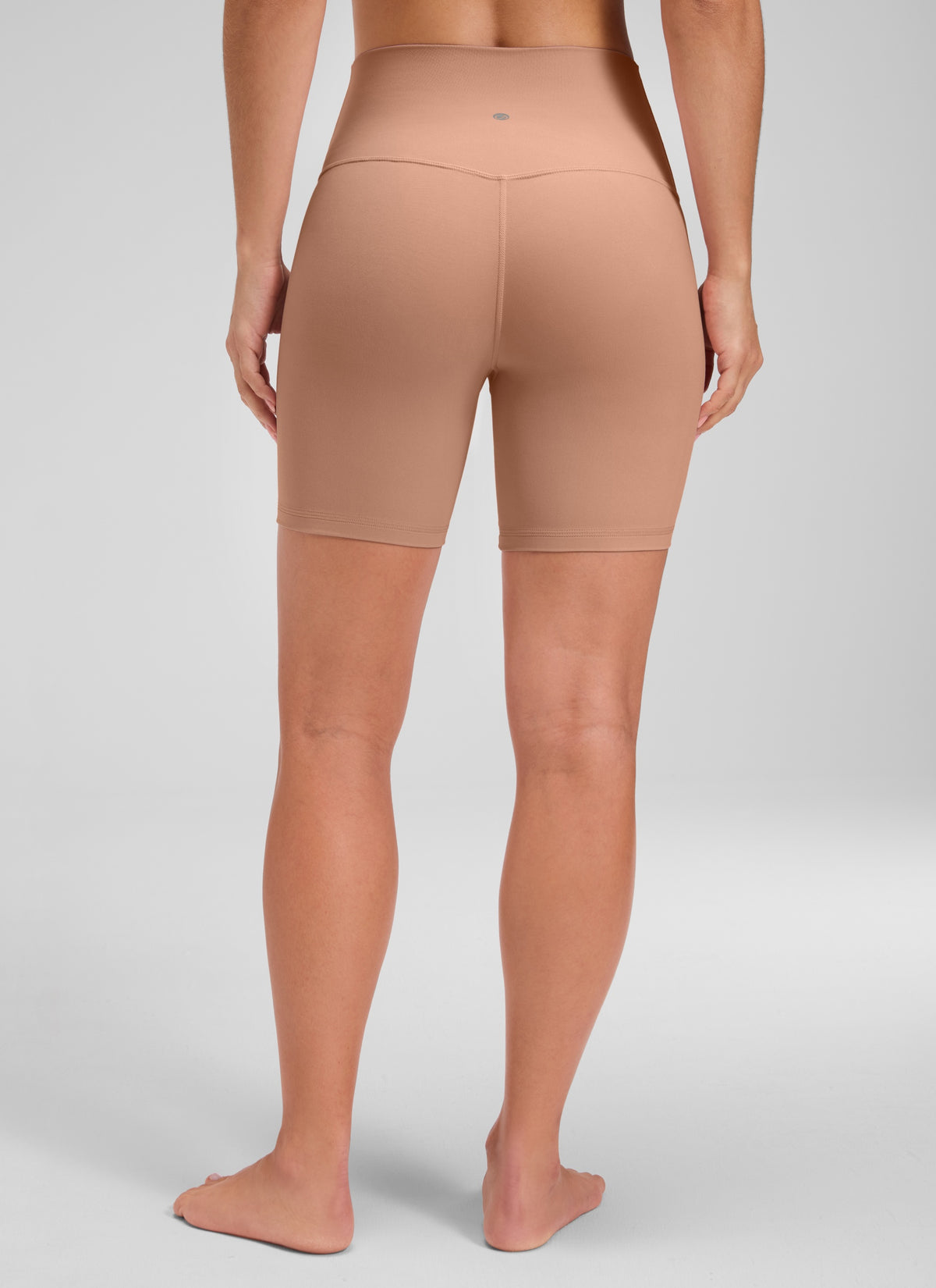 CRZ YOGA Damen Butterluxe Radlerhose Shorts-15CM Mokka-Mousse
