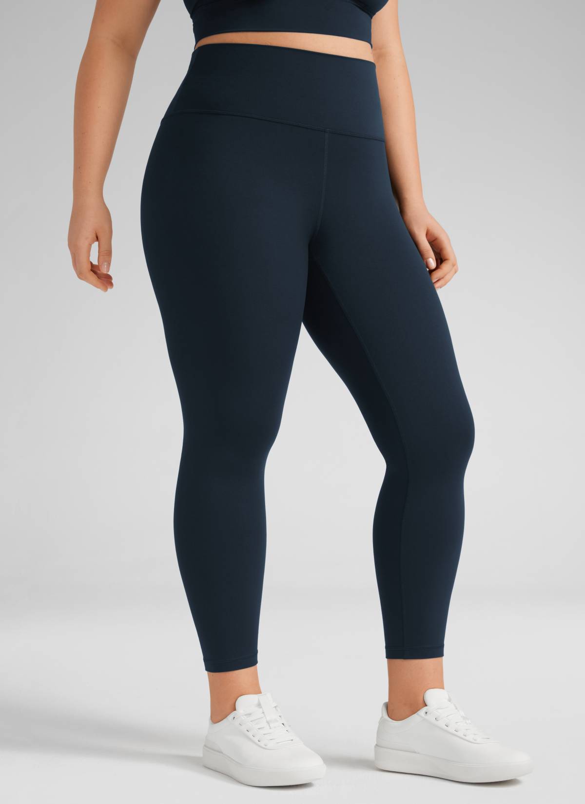 CRZ YOGA Butterluxe Damen Übergröße Leggings - 64cm Große Größen Echte Marine