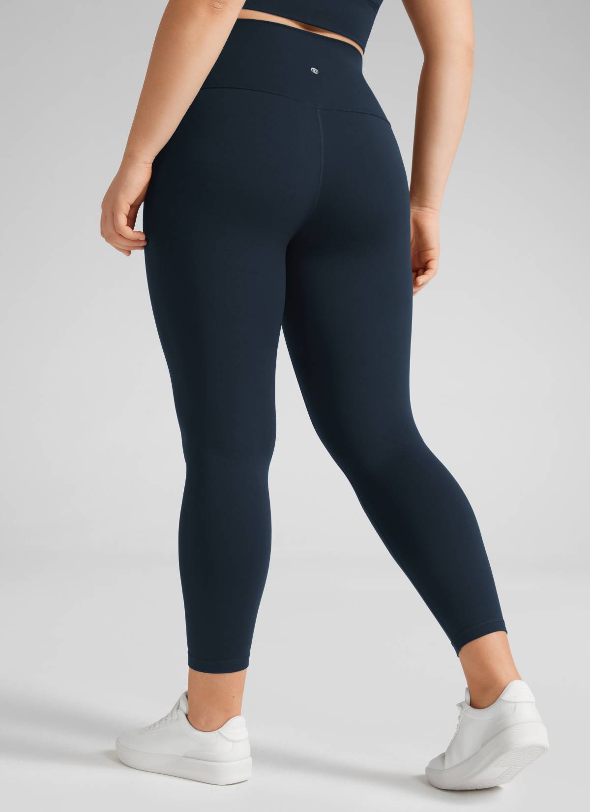 CRZ YOGA Butterluxe Damen Übergröße Leggings - 64cm Große Größen Echte Marine