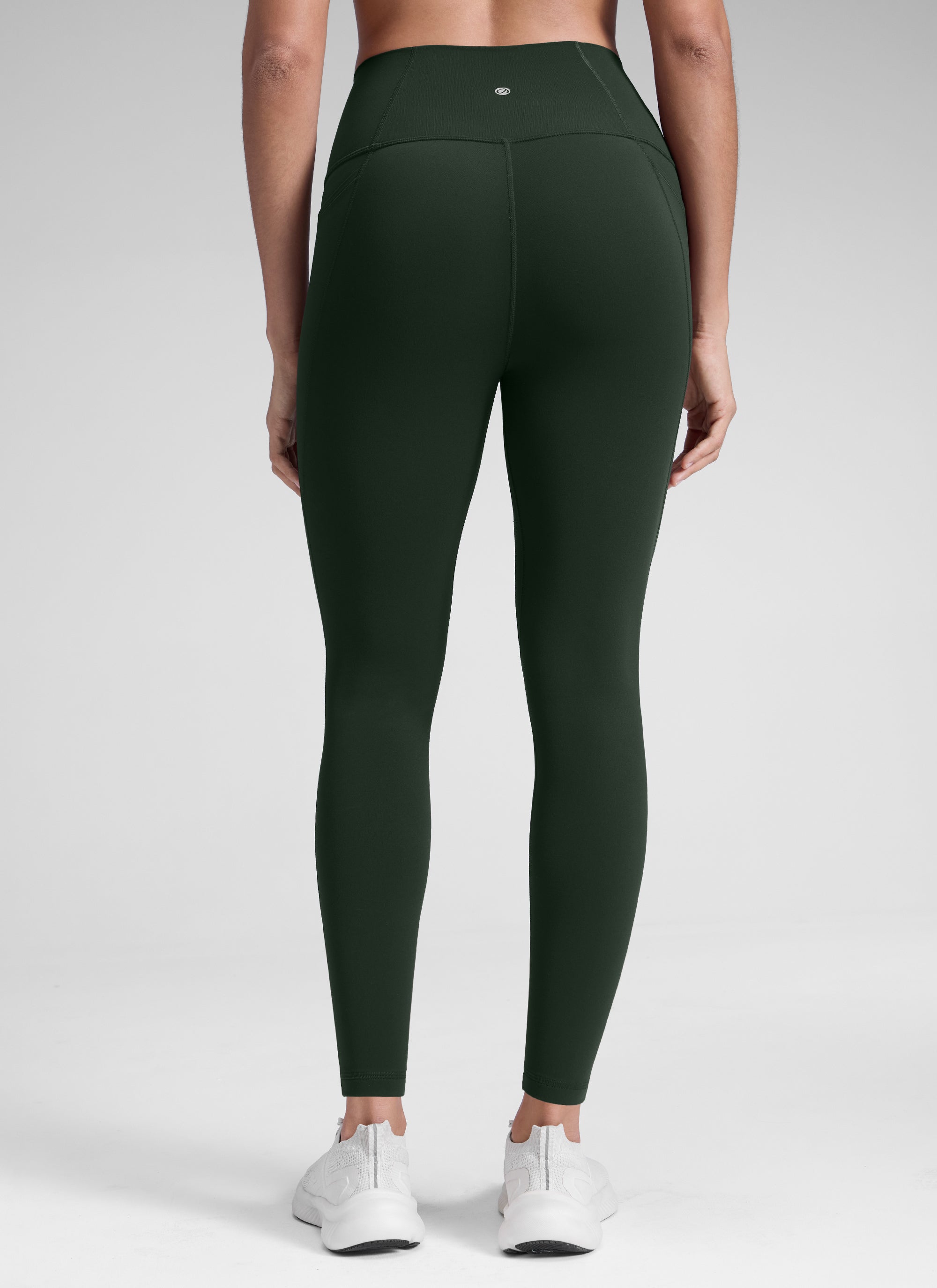 CRZ YOGA Damen Butterluxe High Waist Sport Leggings mit Taschen - 71cm Legende Grün
