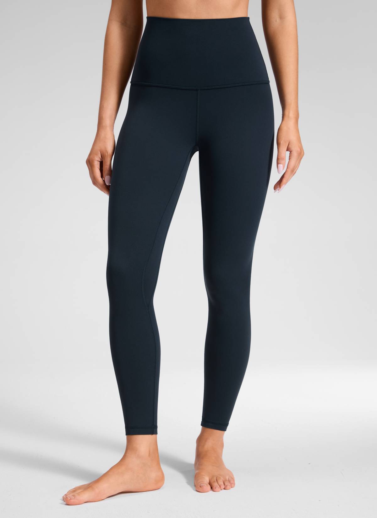 CRZ YOGA Damen Butterluxe Yoga Leggings Super High Waist - 64cm Echte Marine