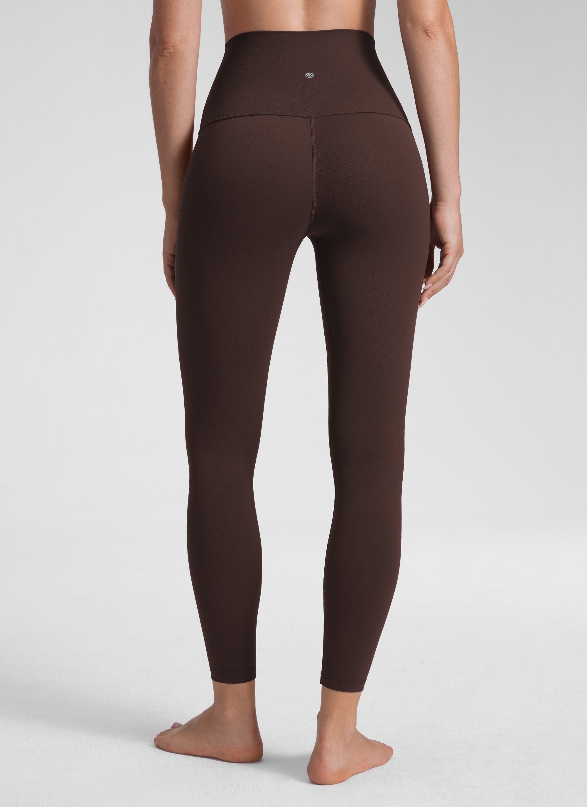 CRZ YOGA Damen Butterluxe Yoga Leggings Super High Waist - 64cm Heißes Fudge-Brown